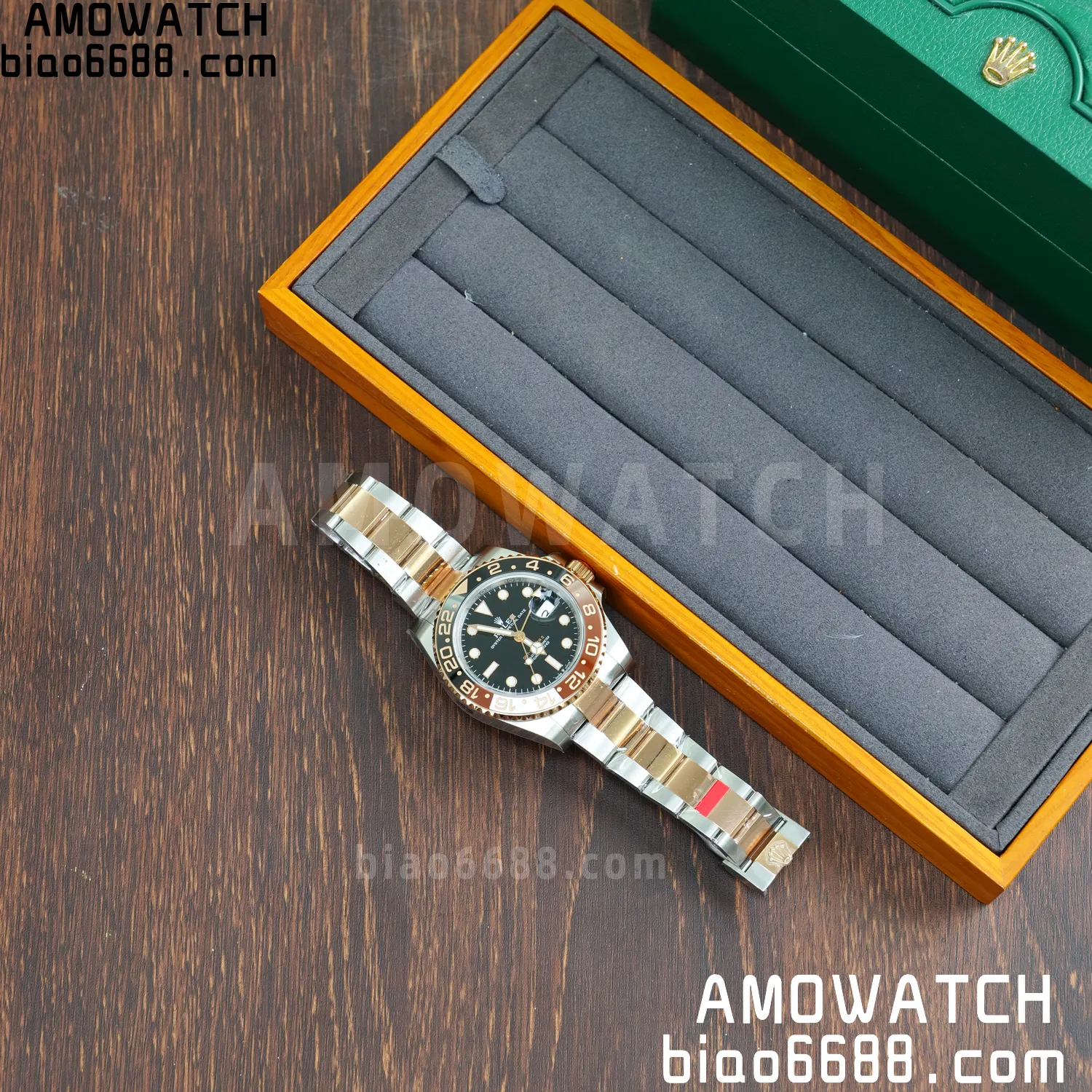 Rolex GMT-Master II 126711 CHNR VSF1:1 Best Edition on Black Dial SS/RG Bracelet Super Clone DD3285 (Weight) 79 b78927806ac37df AMO Watch