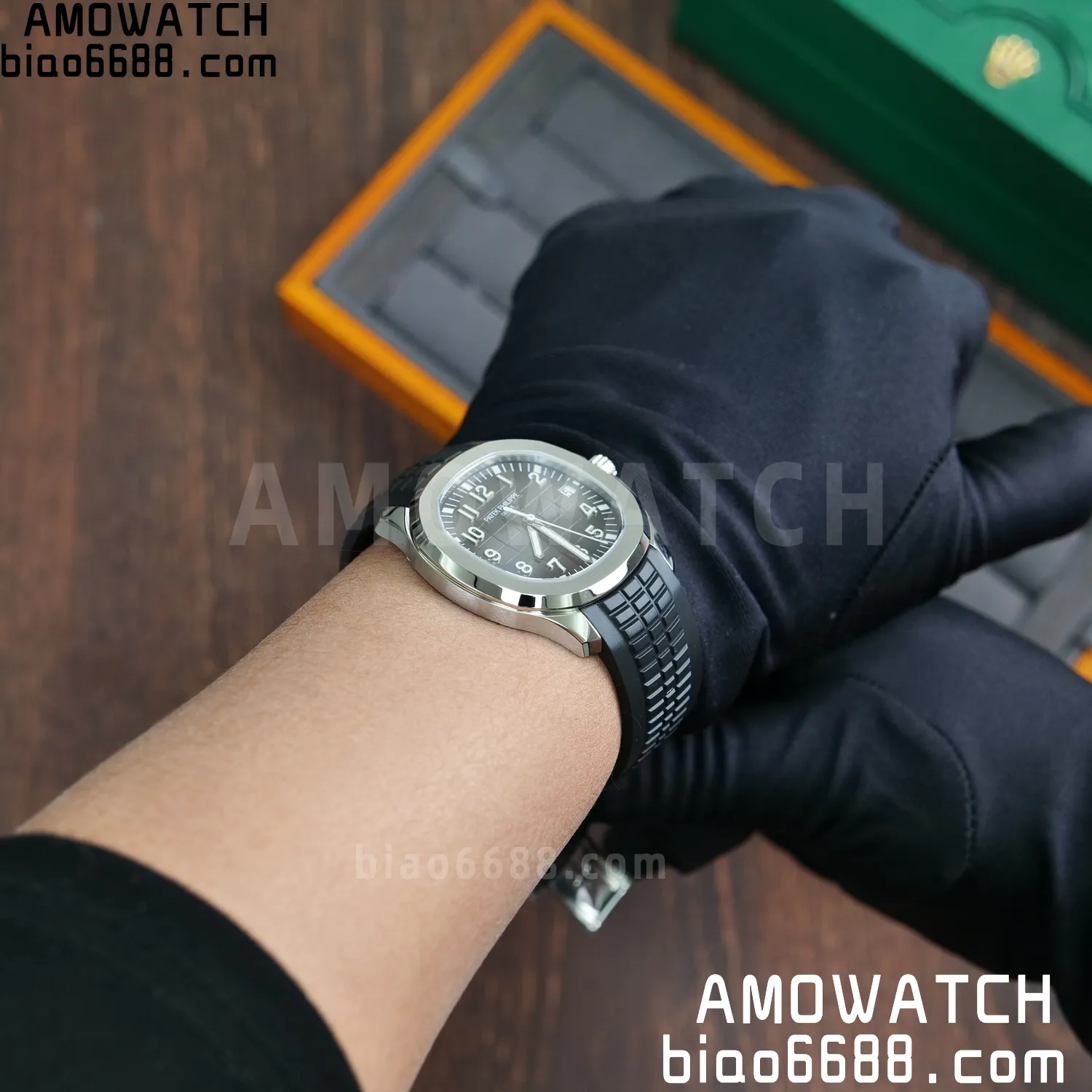 PP Aquanaut 5167 SS BBF 1:1 Best Edition Gray Dial on Black Rubber Strap DD324 Super Clone 92 b96b60ab538a4ce 阿默表行AmoWatch