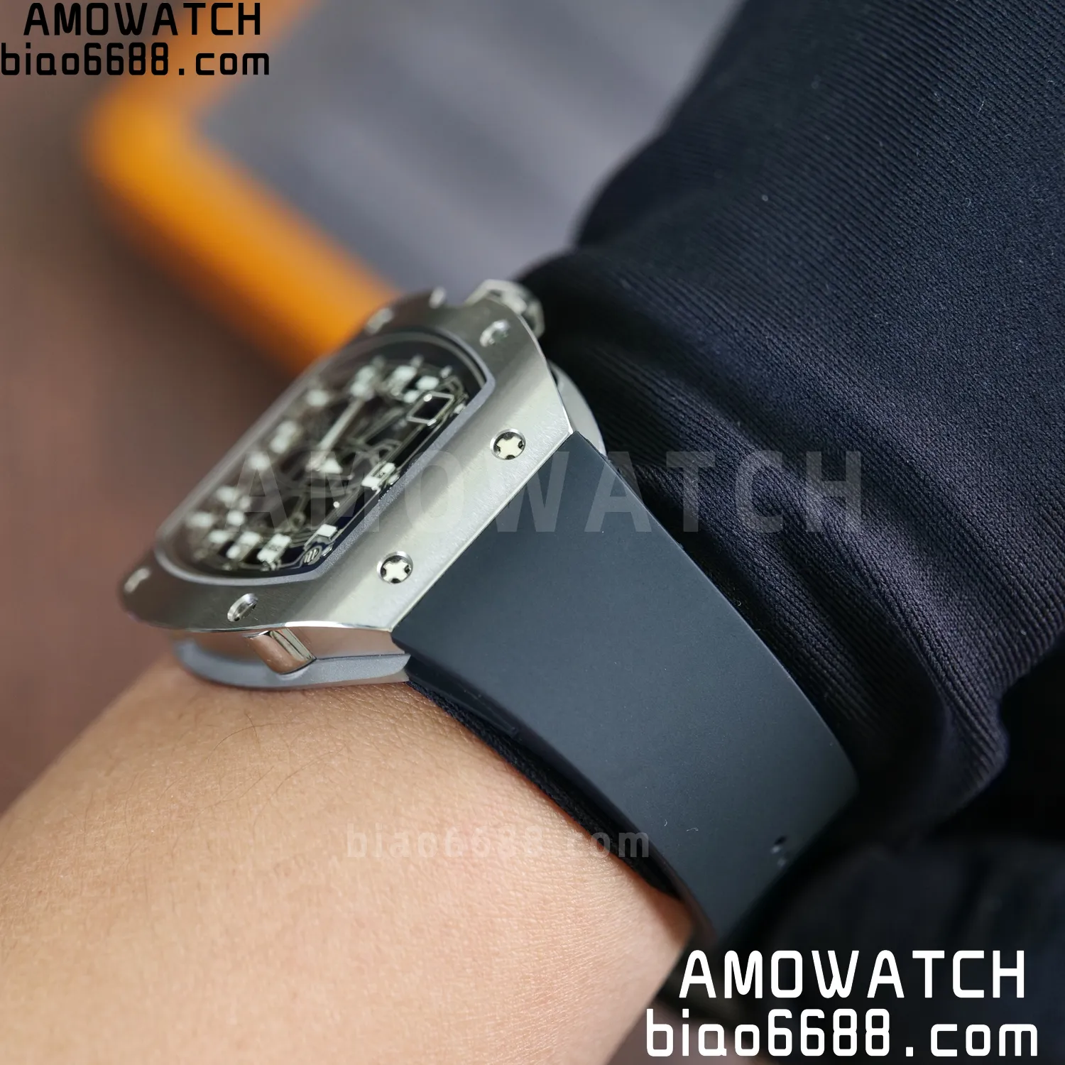 RICHARD MILLE RM67-01 V2 Best Edition Skeleton Dial on Black Rubber Strap CRMA6 V2 128 b9a7e44bb77af45 阿默表行AmoWatch