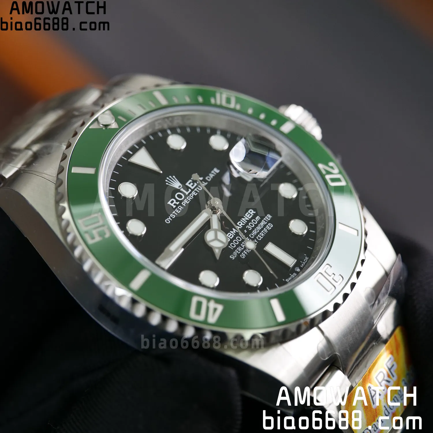 Rolex Submariner 41mm 126610 LV Kermit ARF 1:1 Best Edition 904L SS Case and Bracelet 105 bcc868e2e7a4efd AMO Watch