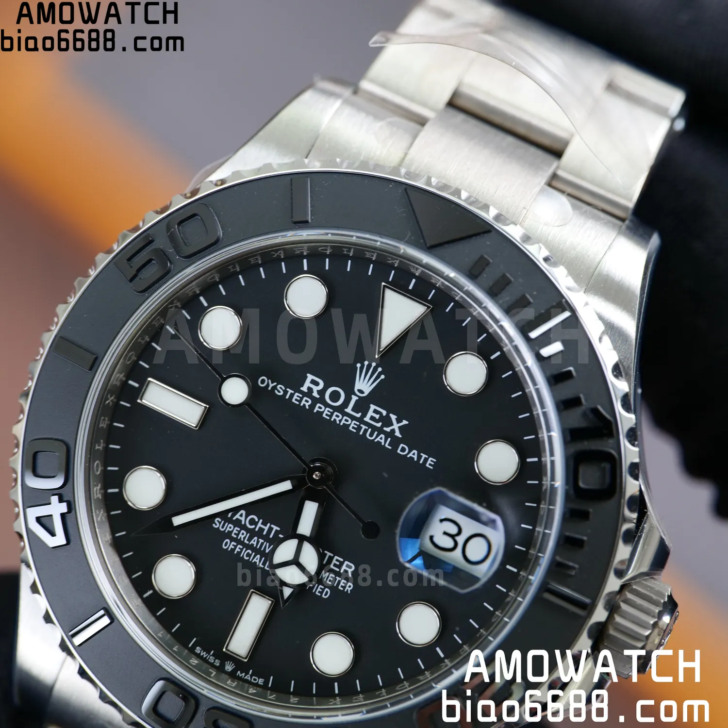 Rolex Yacht-Master 226627 Titanium VF 1:1 Best Edition Black Dial on Titanium Bracelet DD3235 96 c1b1fbc30242e17 1 AMO Watch