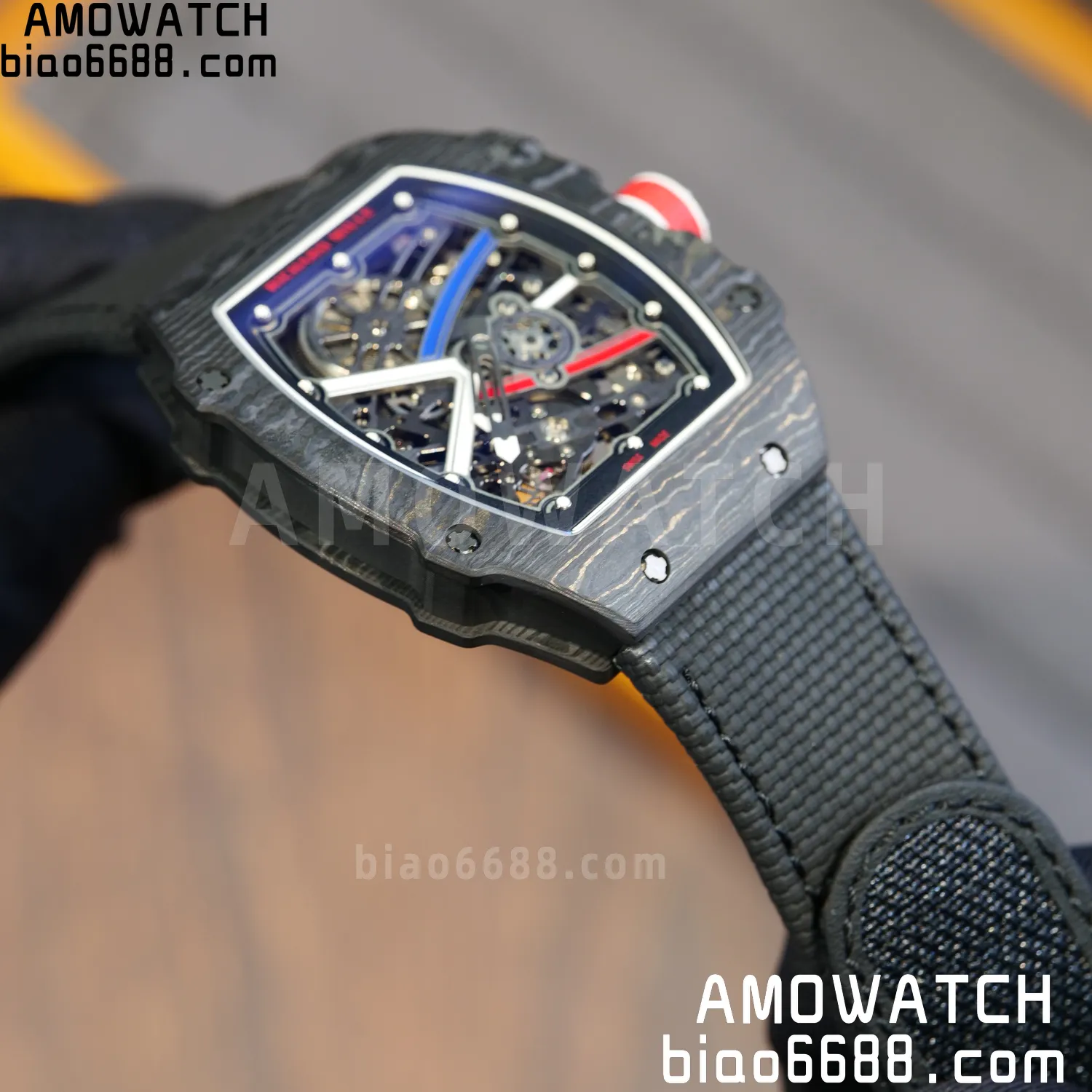 RICHARD MILLE RM67-02 Black NTPT Best Edition France Dial on Black Nylon strap CRMA7 Clone V9 79 c27e6f996c1e0b1 阿默表行AmoWatch