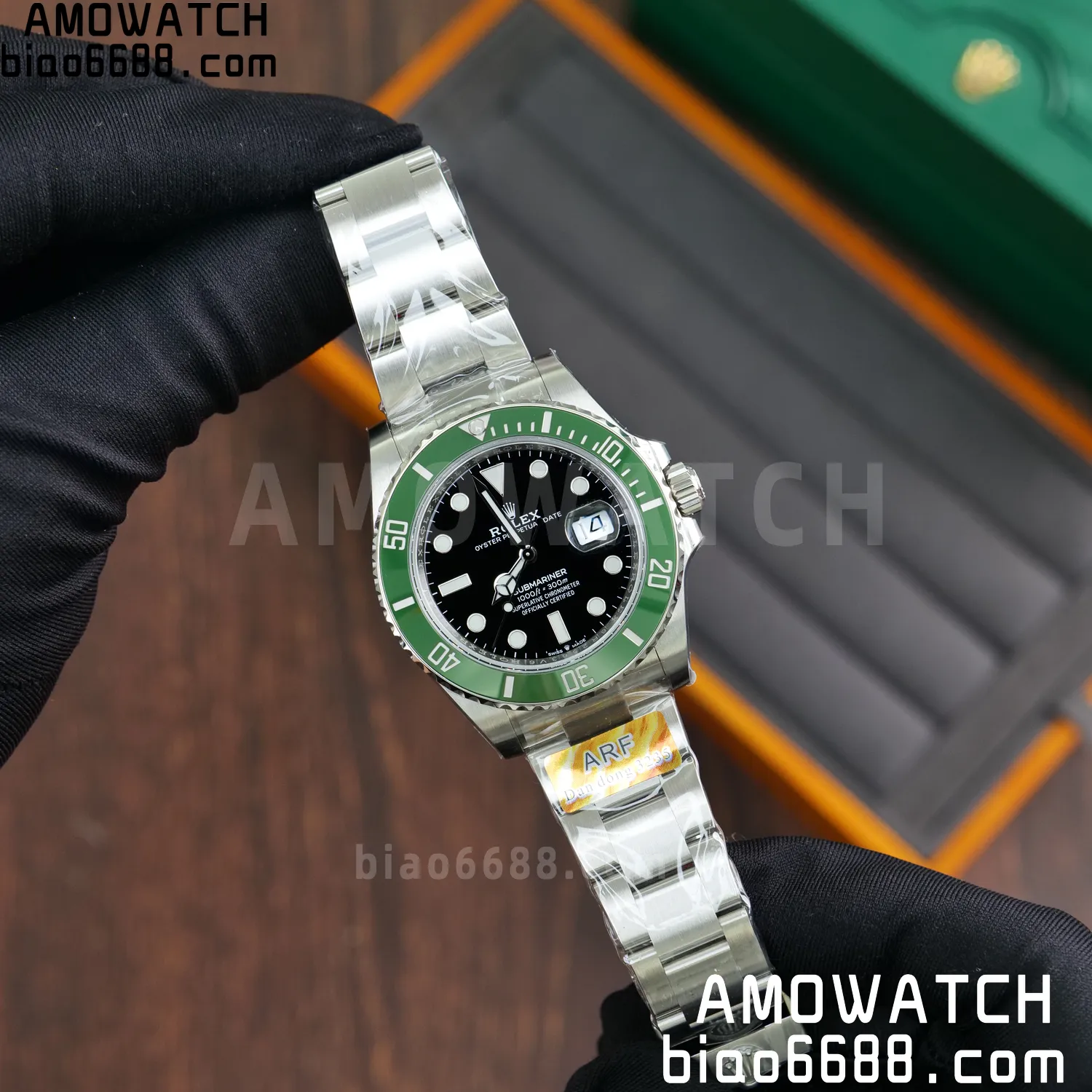 Rolex Submariner 41mm 126610 LV Kermit ARF 1:1 Best Edition 904L SS Case and Bracelet 90 c38cb870a6bb67d AMO Watch