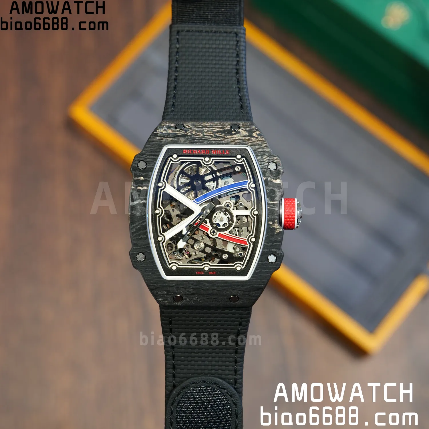 RICHARD MILLE RM67-02 Black NTPT Best Edition France Dial on Black Nylon strap CRMA7 Clone V9 76 c457f80951fdc0f 阿默表行AmoWatch
