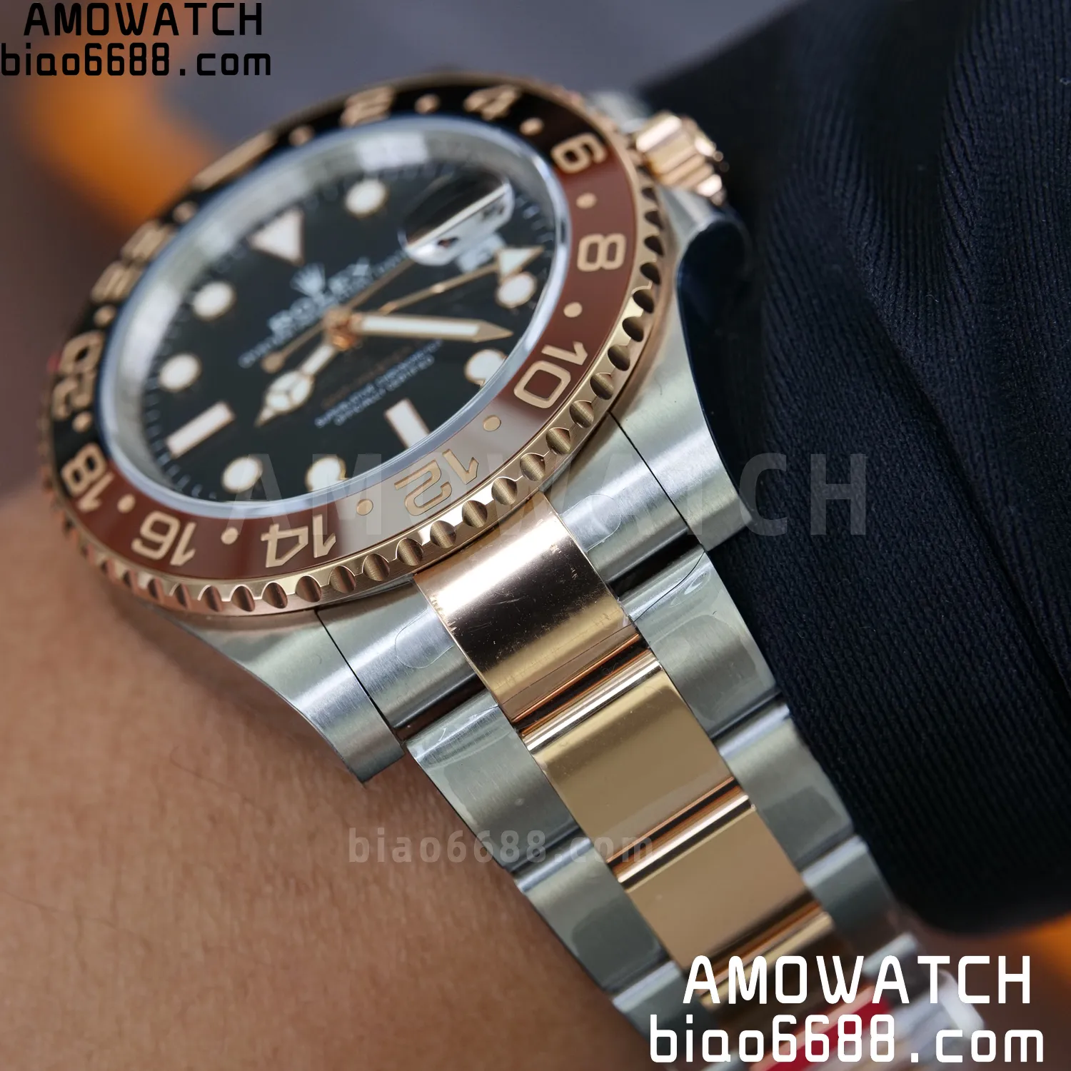 Rolex GMT-Master II 126711 CHNR VSF1:1 Best Edition on Black Dial SS/RG Bracelet Super Clone DD3285 (Weight) 111 c679be7a08c4ca0 AMO Watch