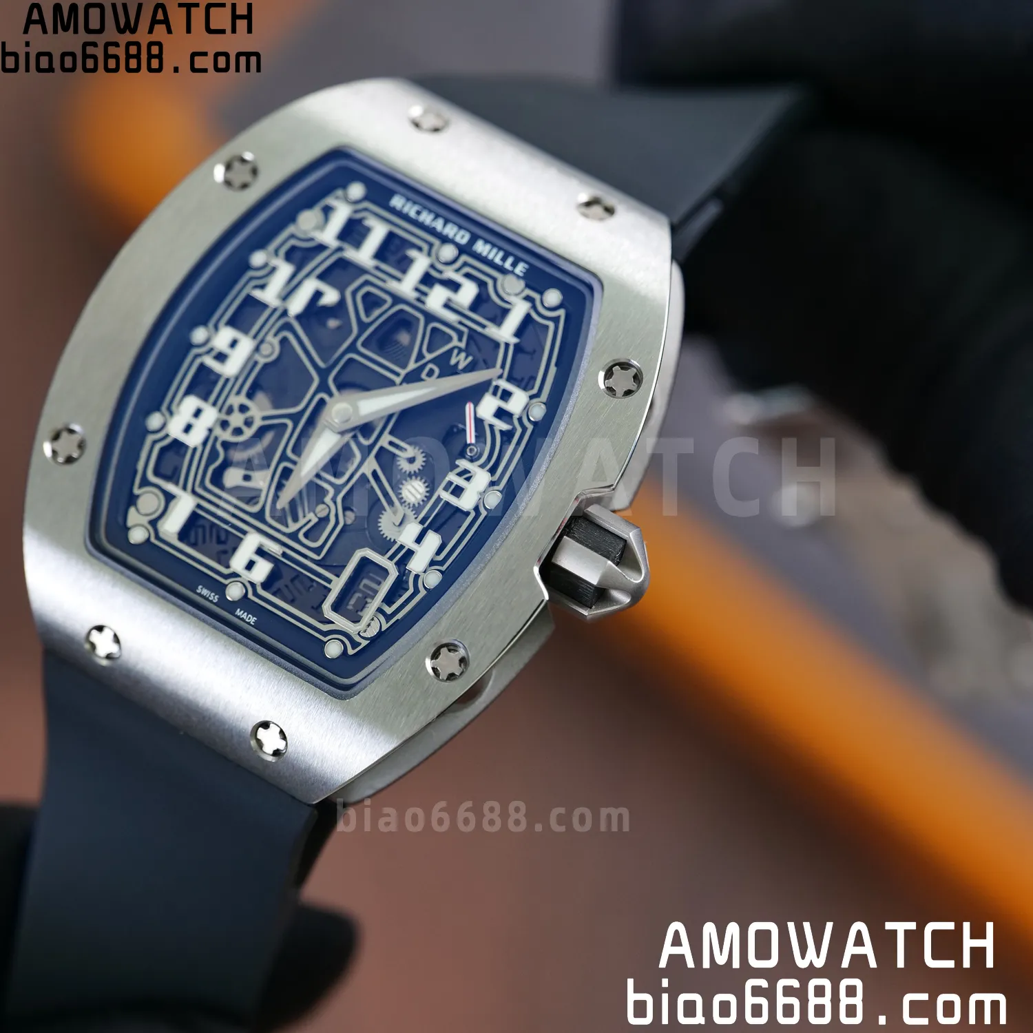 RICHARD MILLE RM67-01 V2 Best Edition Skeleton Dial on Black Rubber Strap CRMA6 V2 103 c8fa5c579239550 阿默表行AmoWatch