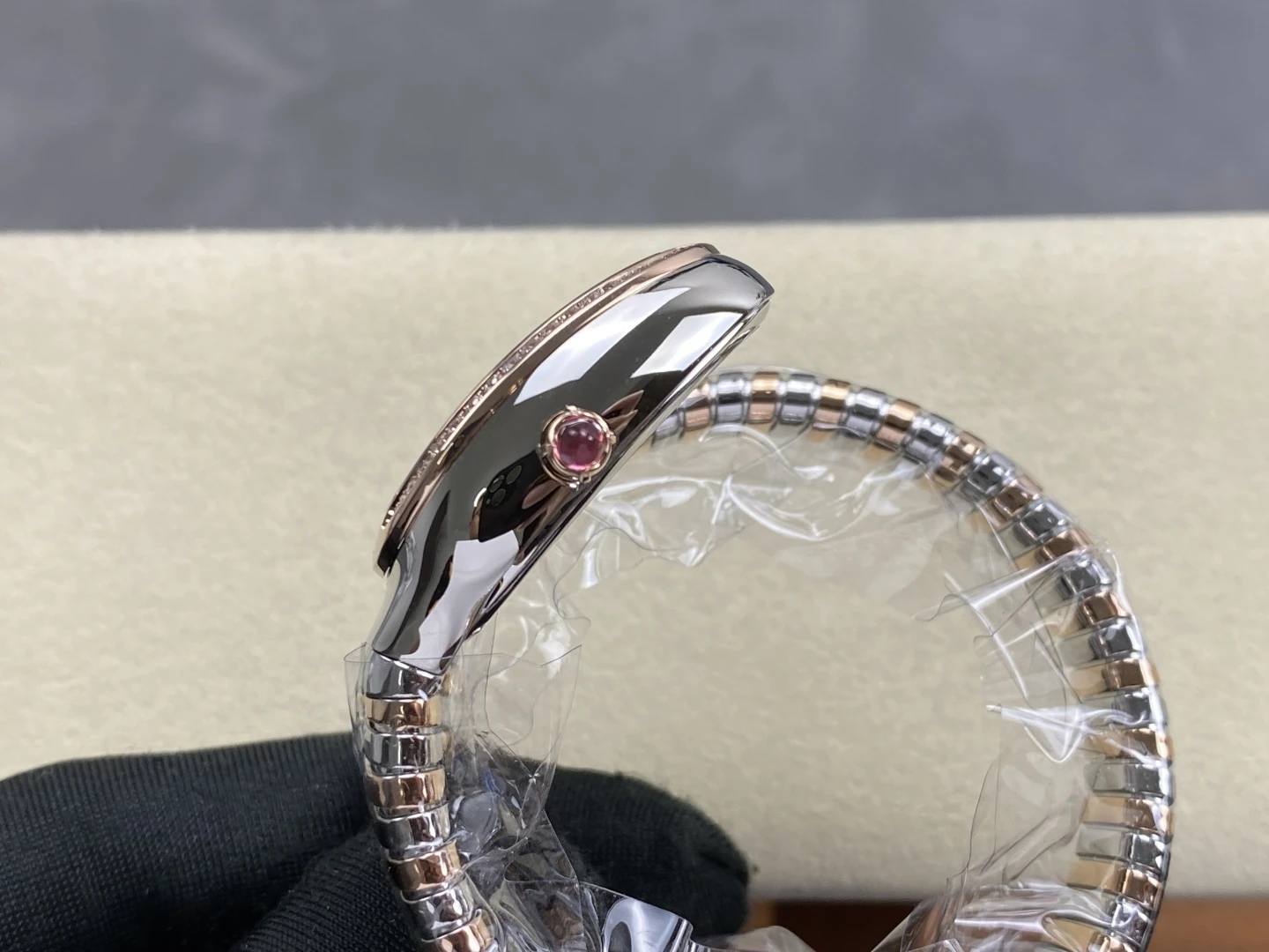 BVLGARI Serpenti SS/RG BVF 1:1 Best Edition Gray Dial on SS/RG Bracelet ETA Quartz 21 ccafc621b872e05 1 AMO Watch