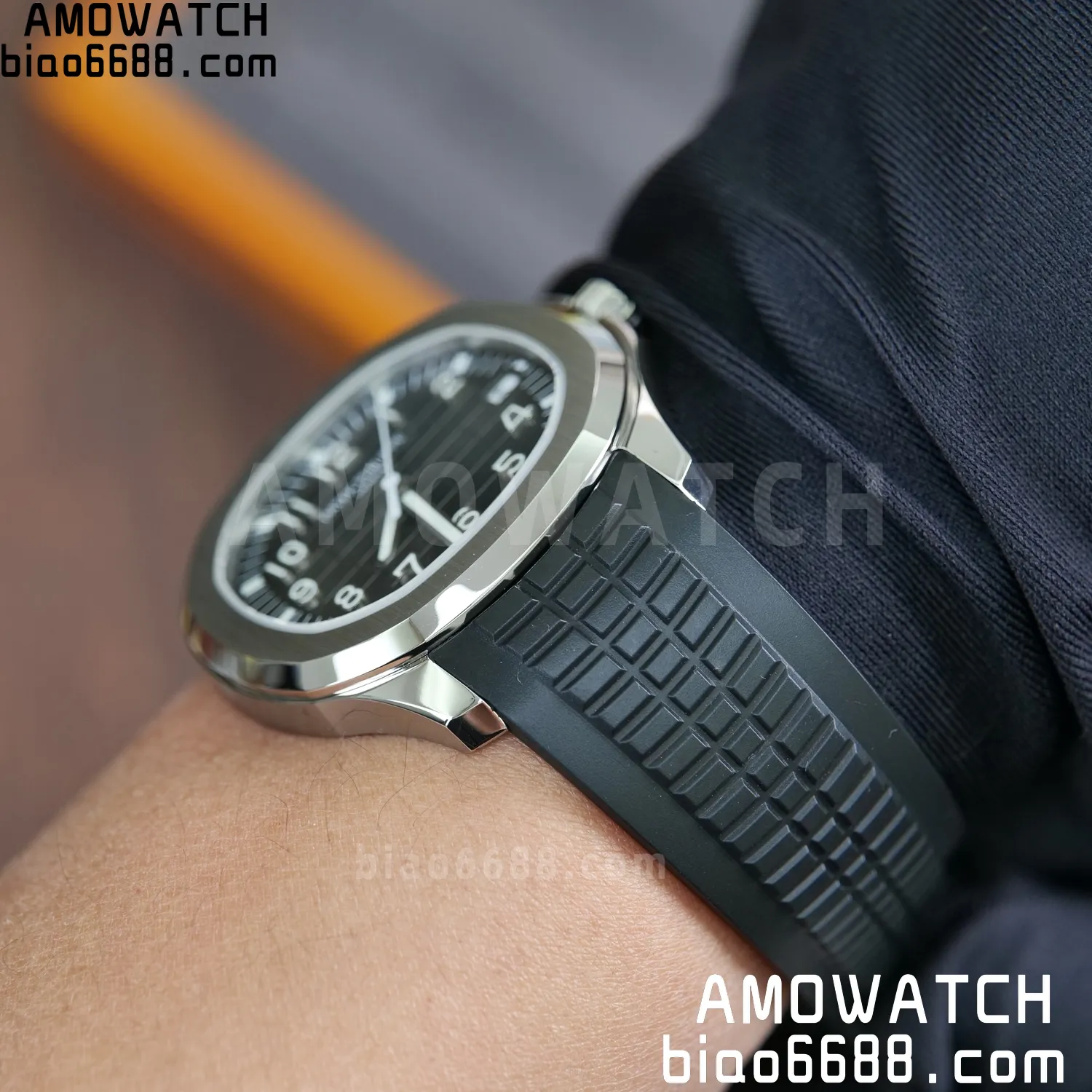 PP Aquanaut 5167 SS BBF 1:1 Best Edition Gray Dial on Black Rubber Strap DD324 Super Clone 96 ce512602c588e92 阿默表行AmoWatch