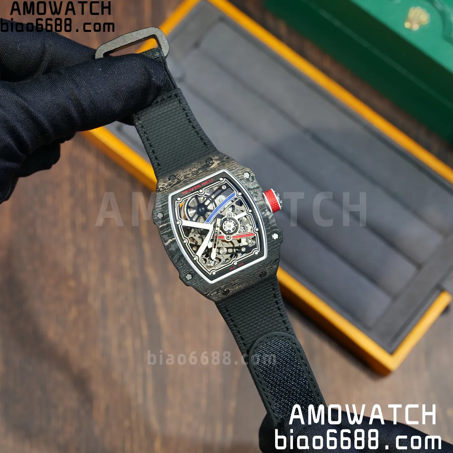 RICHARD MILLE RM67-02 Black NTPT Best Edition France Dial on Black Nylon strap CRMA7 Clone V9 70 cf3c124255678c0 阿默表行AmoWatch