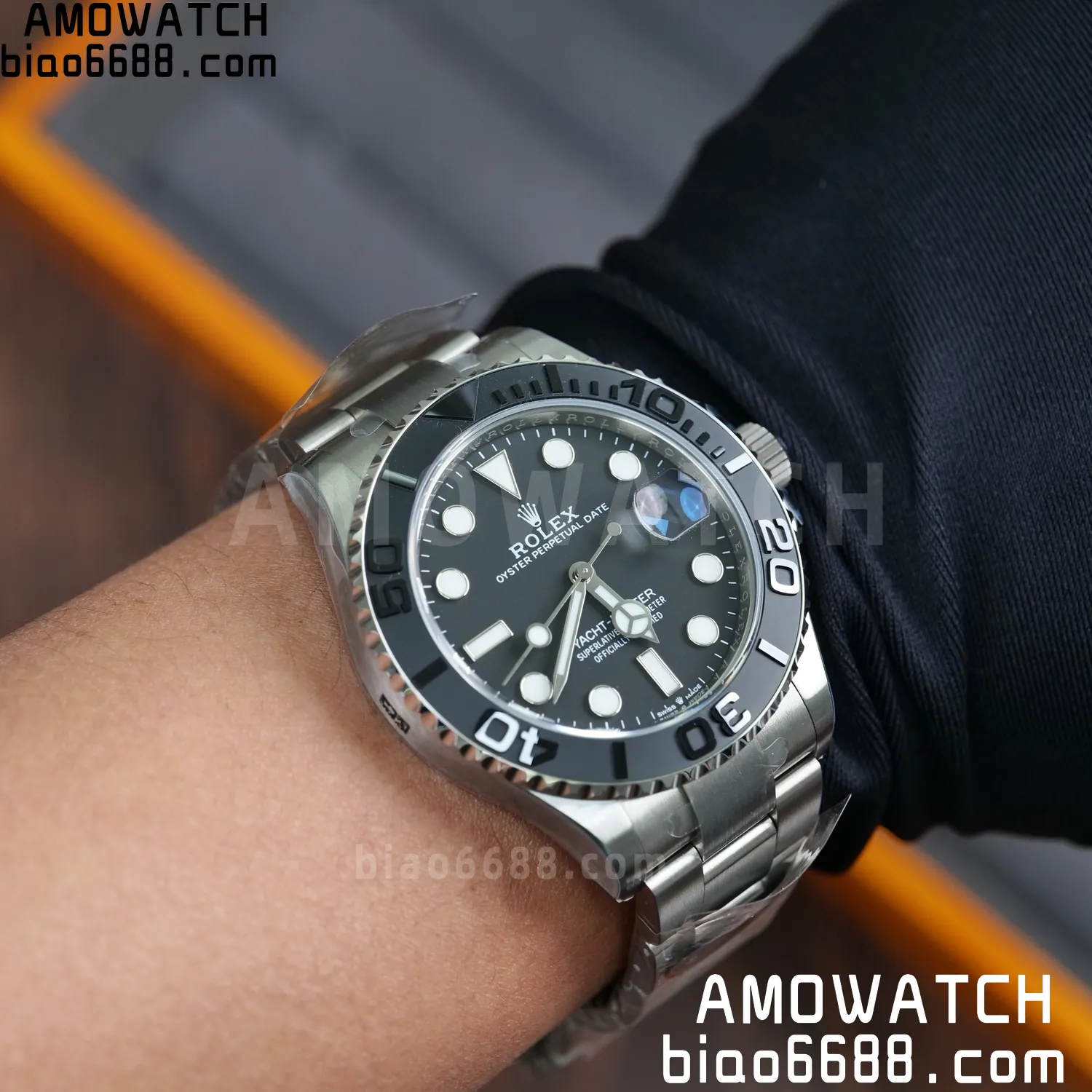 Rolex Yacht-Master 226627 Titanium VF 1:1 Best Edition Black Dial on Titanium Bracelet DD3235 105 d319efef19f267c 1 AMO Watch