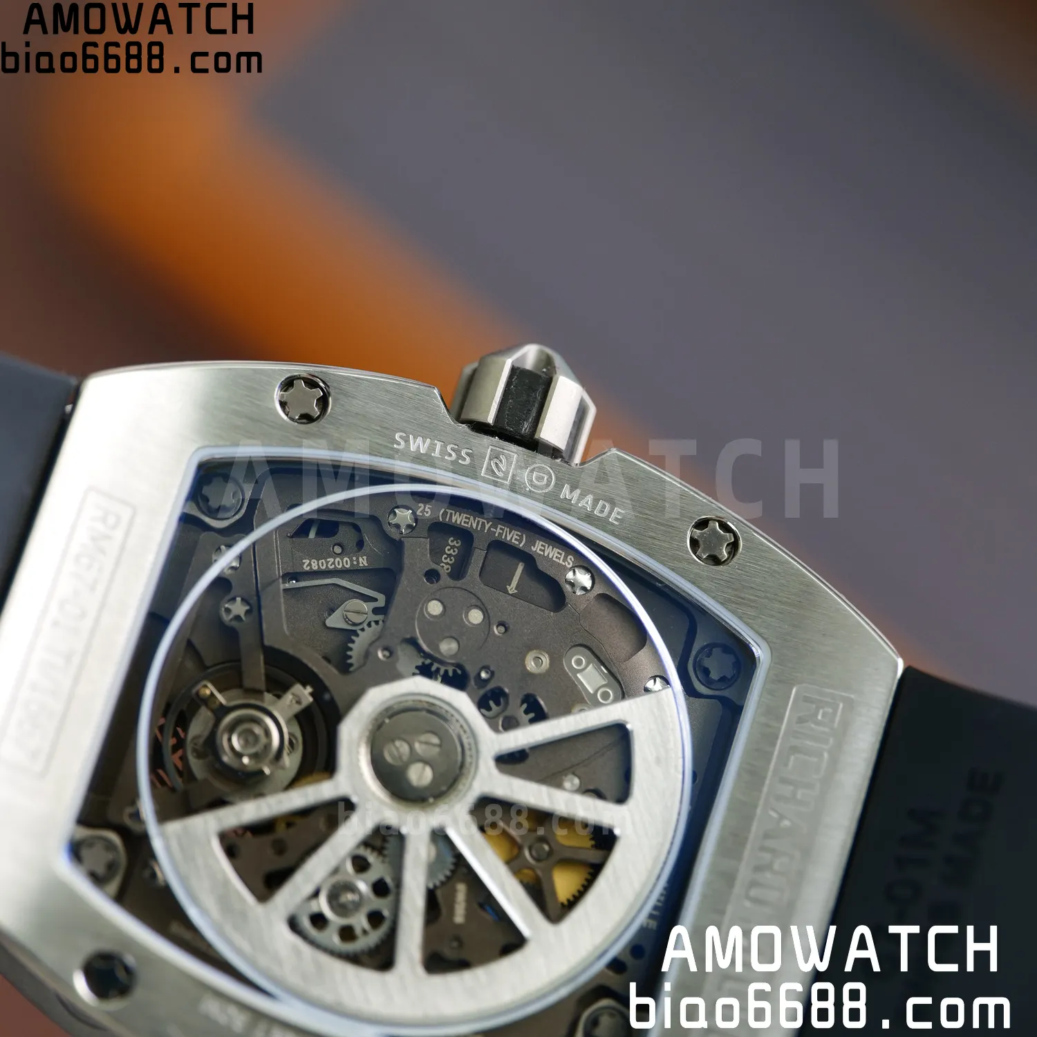 RICHARD MILLE RM67-01 V2 Best Edition Skeleton Dial on Black Rubber Strap CRMA6 V2 117 d884f232bb2d50b 阿默表行AmoWatch