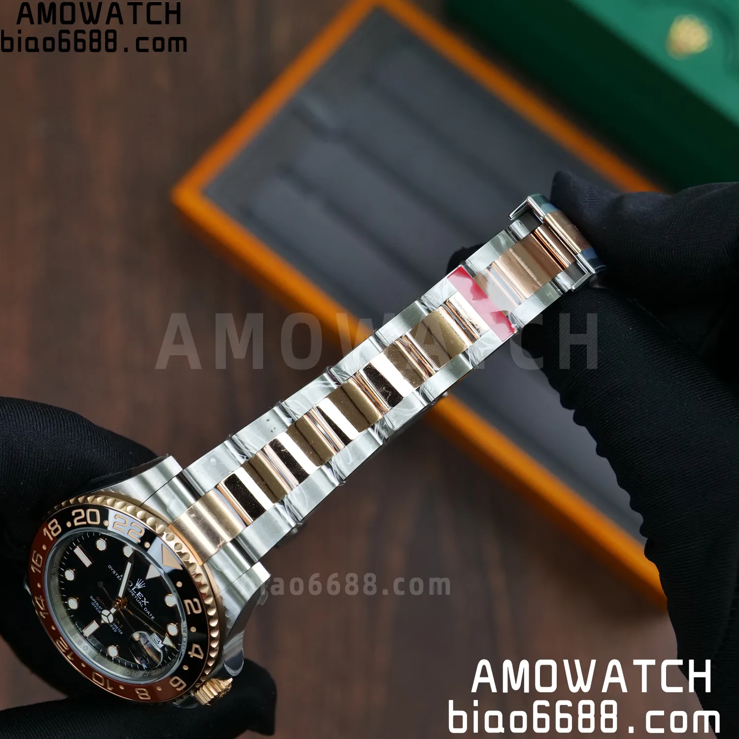 Rolex GMT-Master II 126711 CHNR VSF1:1 Best Edition on Black Dial SS/RG Bracelet Super Clone DD3285 (Weight) 85 da10e43652e8732 AMO Watch