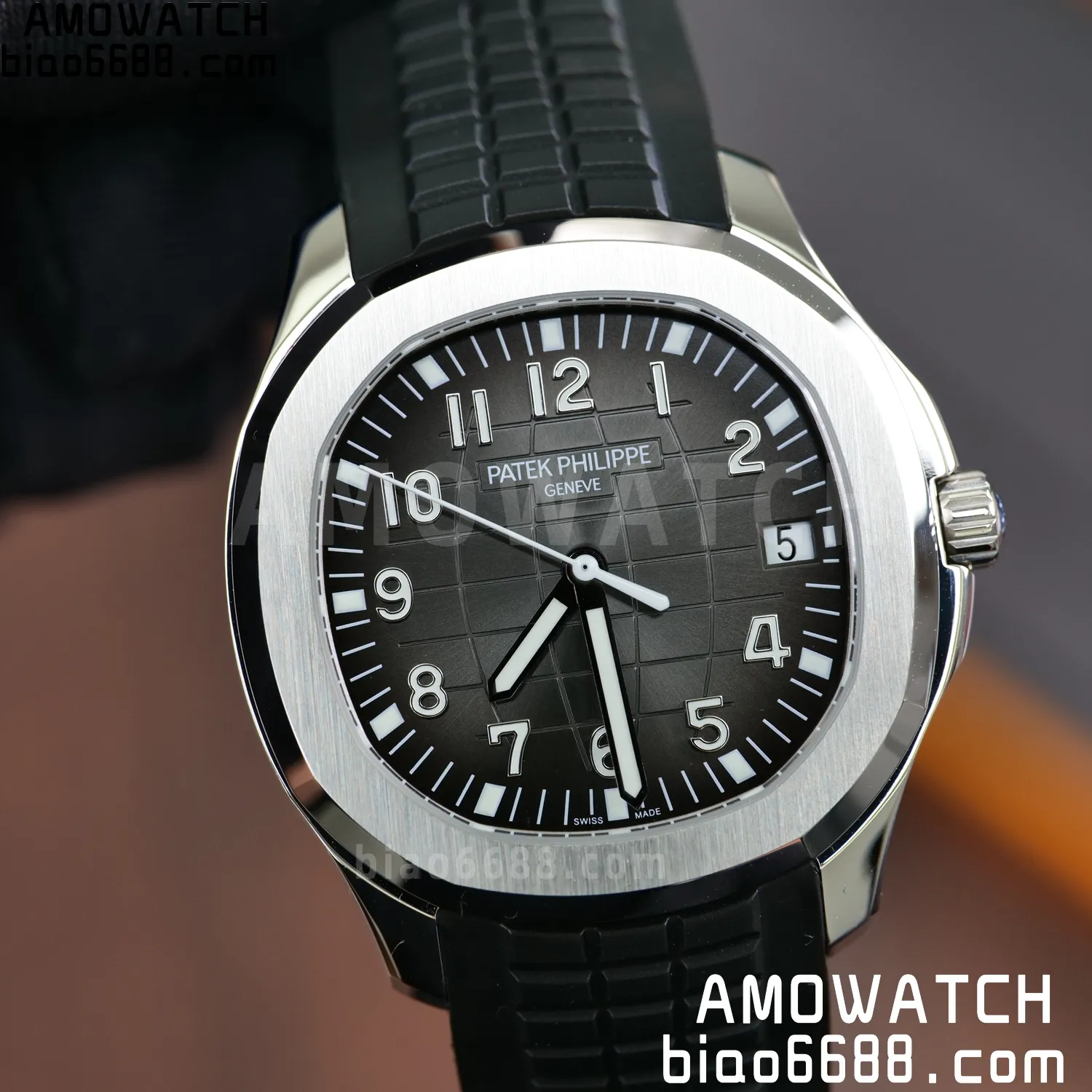PP Aquanaut 5167 SS BBF 1:1 Best Edition Gray Dial on Black Rubber Strap DD324 Super Clone 83 db154b1ab55a21b 阿默表行AmoWatch