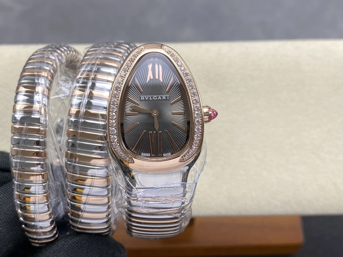 BVLGARI SERPENTI RG/SS 102680 BVF 1:1 Best Edition Gray Dial ETA Quartz 20 e0f25ccd9bca056 AMO Watch