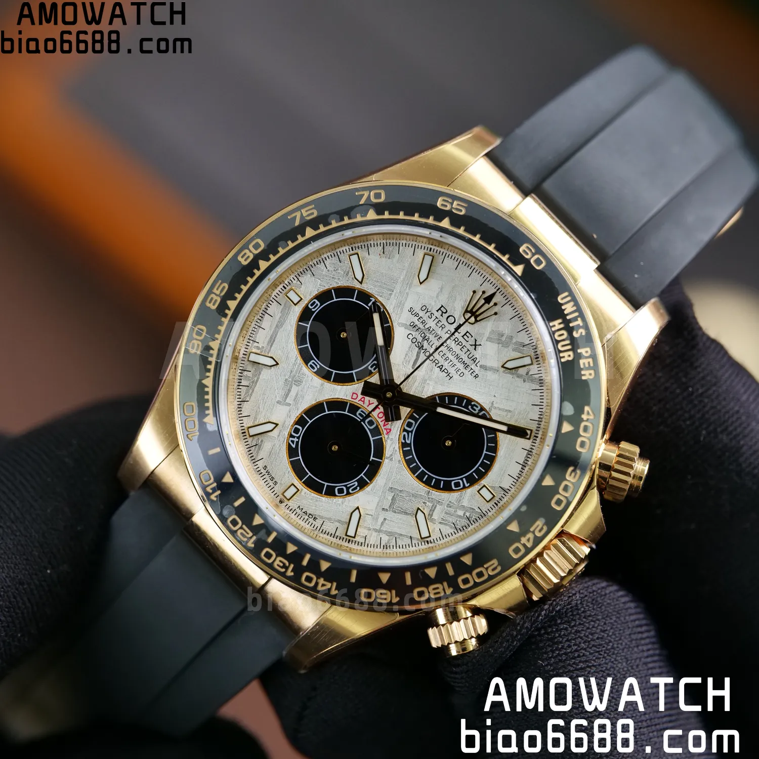 Custom Made Rolex Daytona 126515 YG Gold Meteorite Dial (Weighted) 135g 70 e4f2361dd8044e7 阿默表行AmoWatch