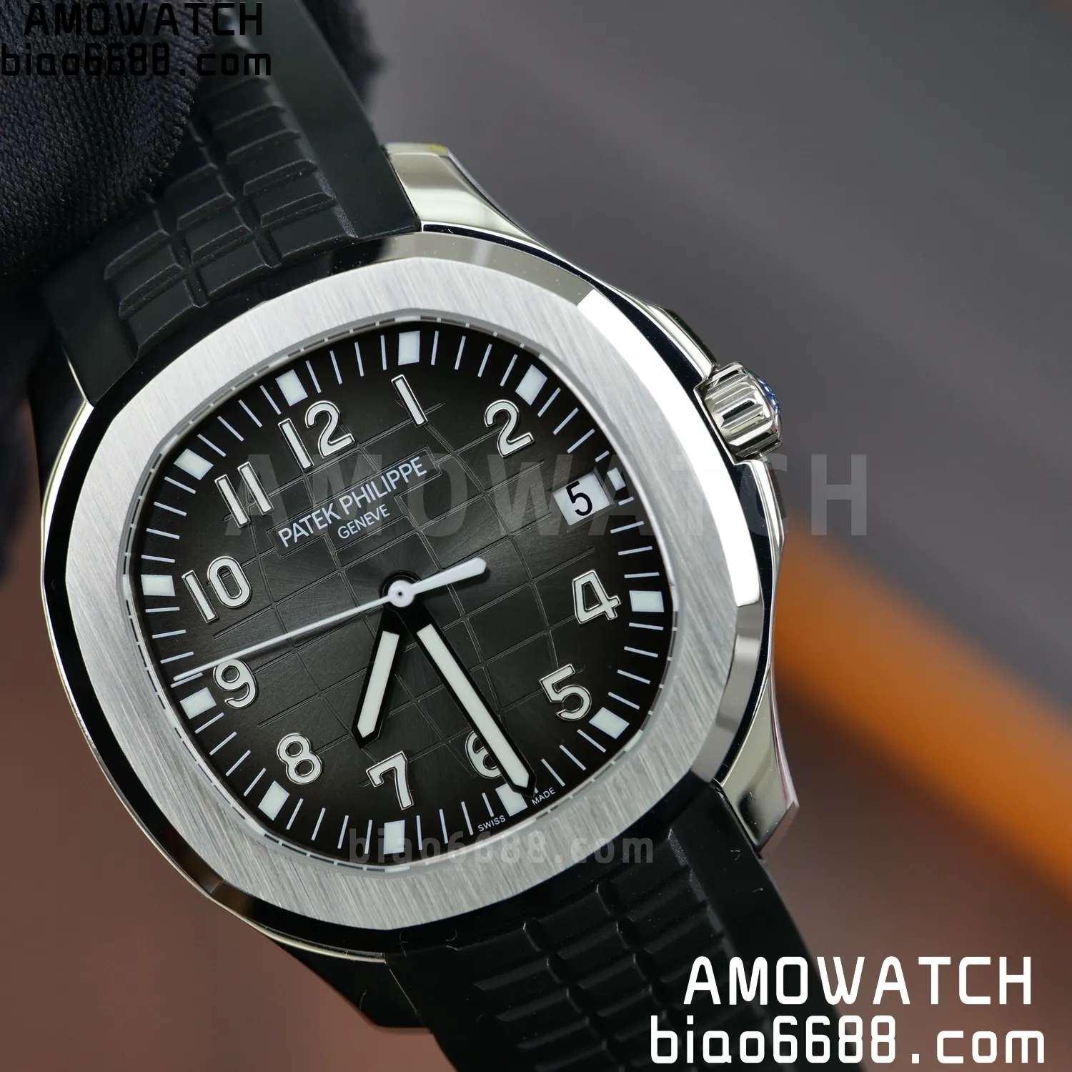 PP Aquanaut 5167 SS BBF 1:1 Best Edition Gray Dial on Black Rubber Strap DD324 Super Clone 82 e78255f3c2c1966 阿默表行AmoWatch