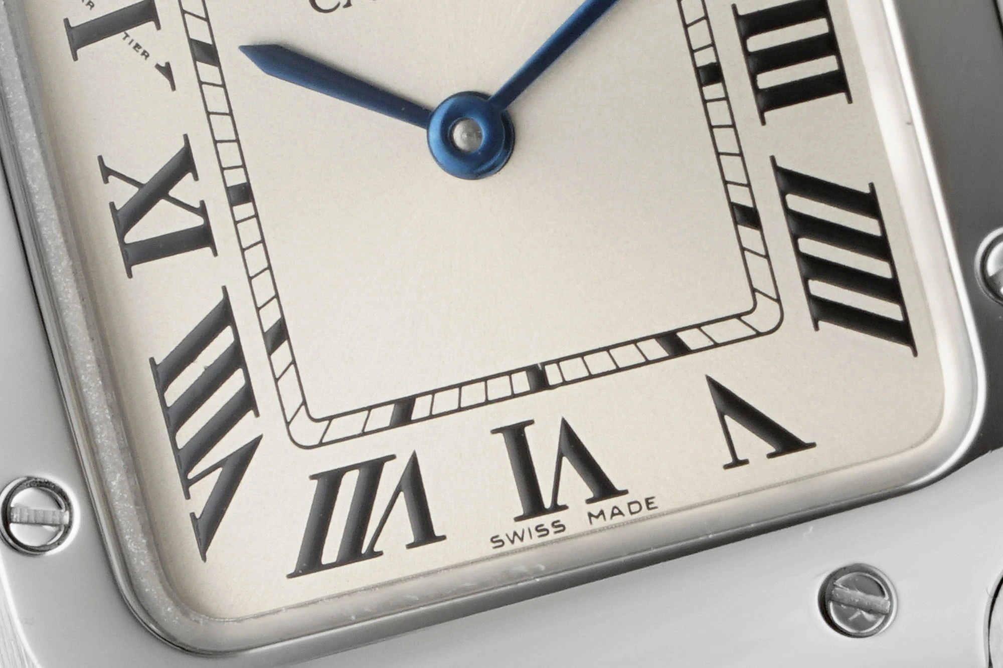 Santos Dumont 27mm WSSA0082 SS AF 1:1 Best Edition Silver Dial on SS Bracelet quartz 20 ed28092135d7434 阿默表行AmoWatch