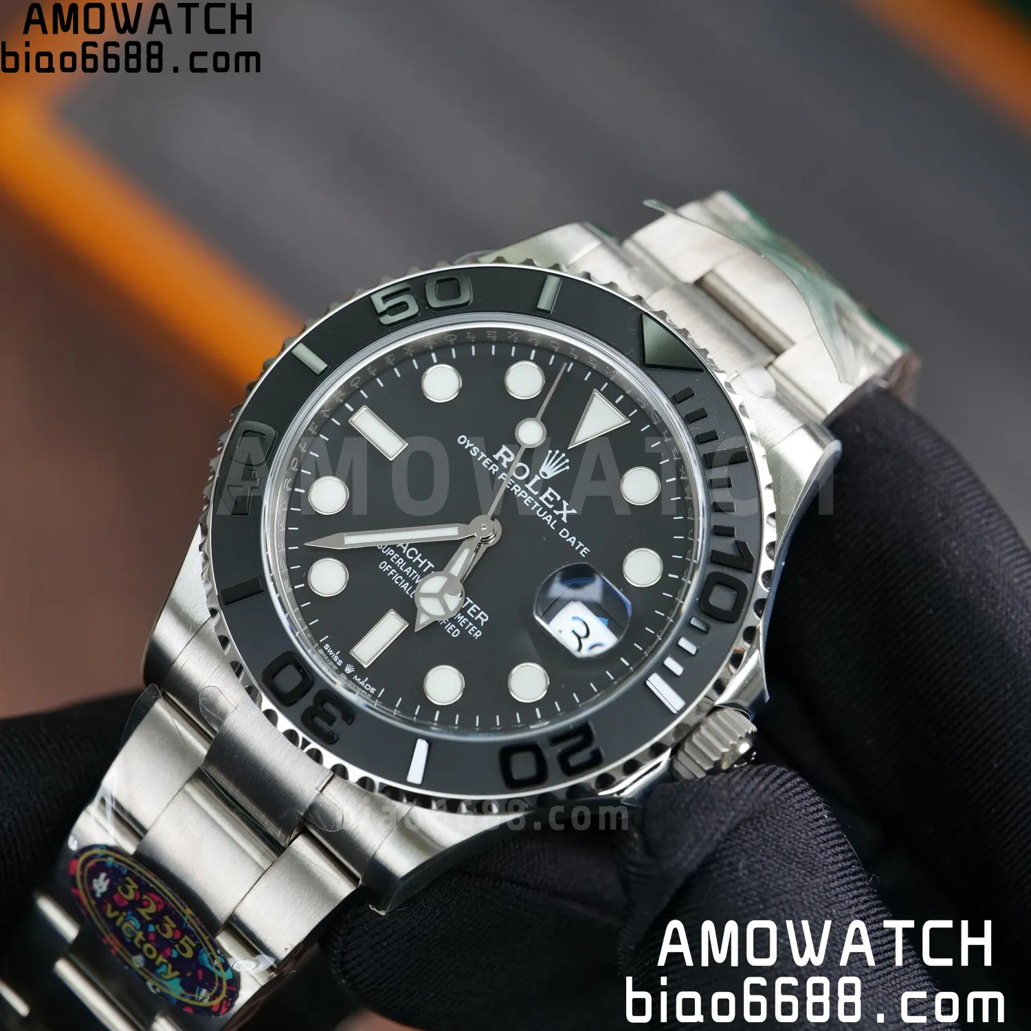 Rolex Yacht-Master 226627 Titanium VF 1:1 Best Edition Black Dial on Titanium Bracelet DD3235 90 f29d4f296e25378 1 AMO Watch