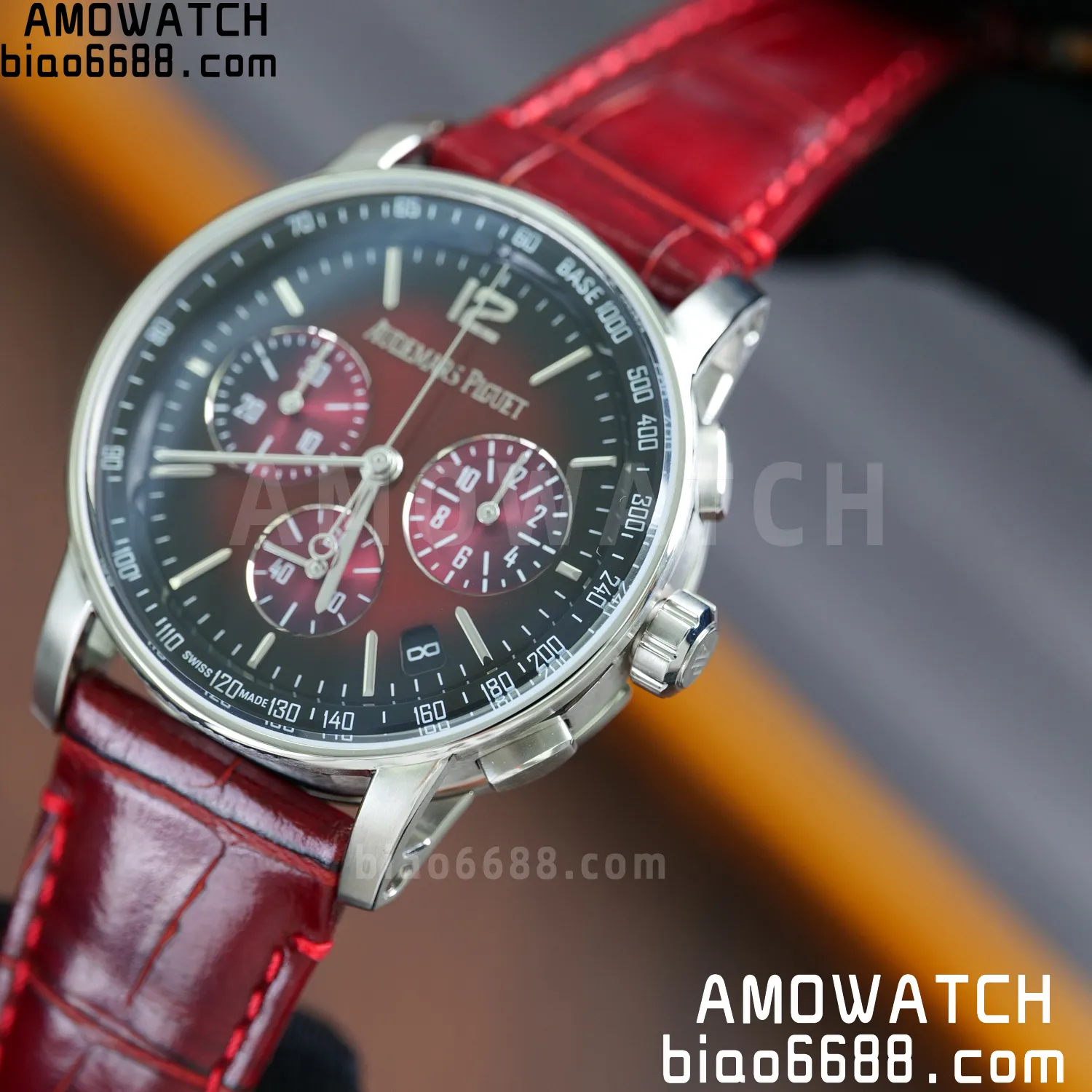 AP Code 11.59 Chrono 26393 SS APSF 1:1 Best Edition Red Ombre Dial On Red Strap Super Clone SA4401 67 f4c76bbbe65e35d AMO Watch
