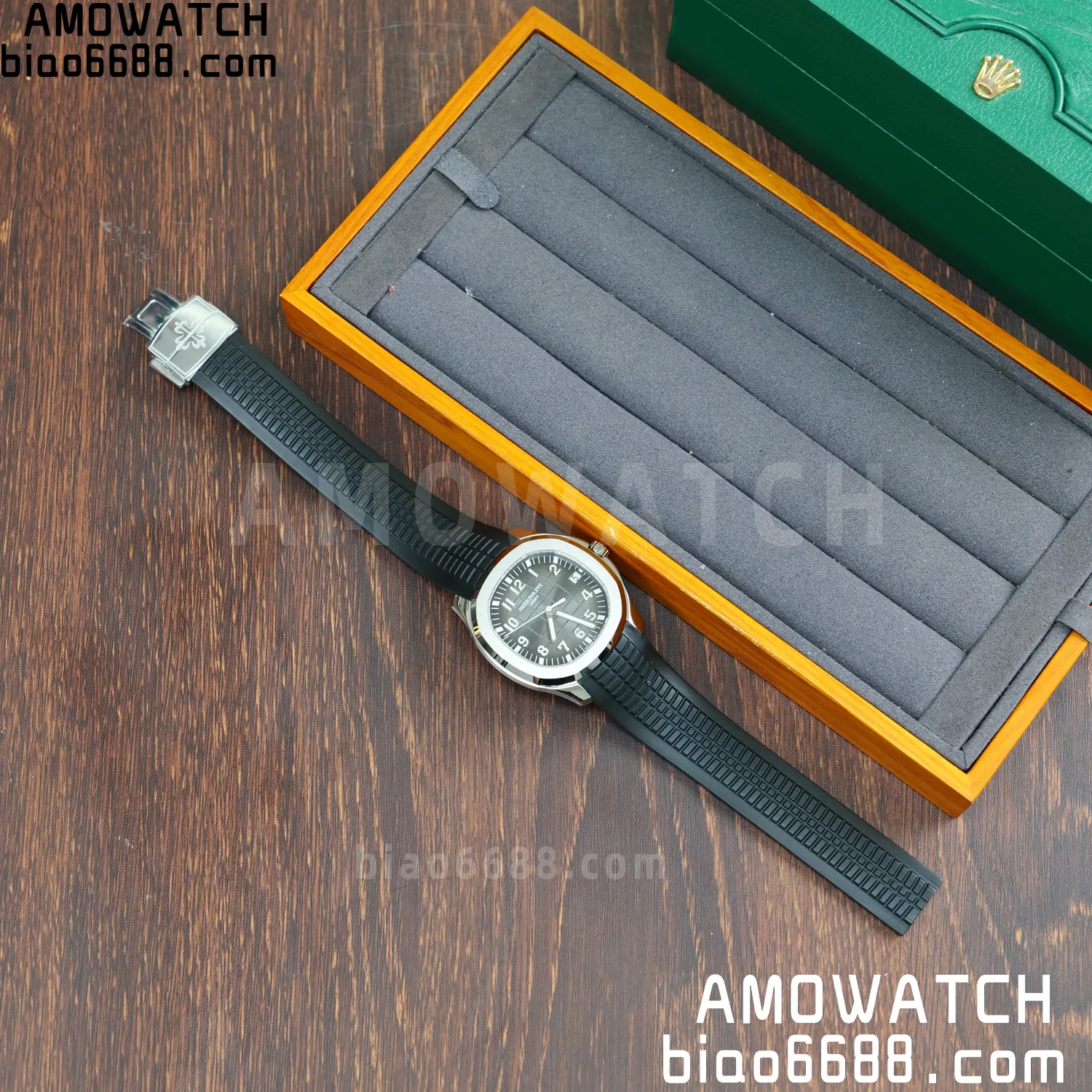 PP Aquanaut 5167 SS BBF 1:1 Best Edition Gray Dial on Black Rubber Strap DD324 Super Clone 66 f8788bb567d7d2a 阿默表行AmoWatch