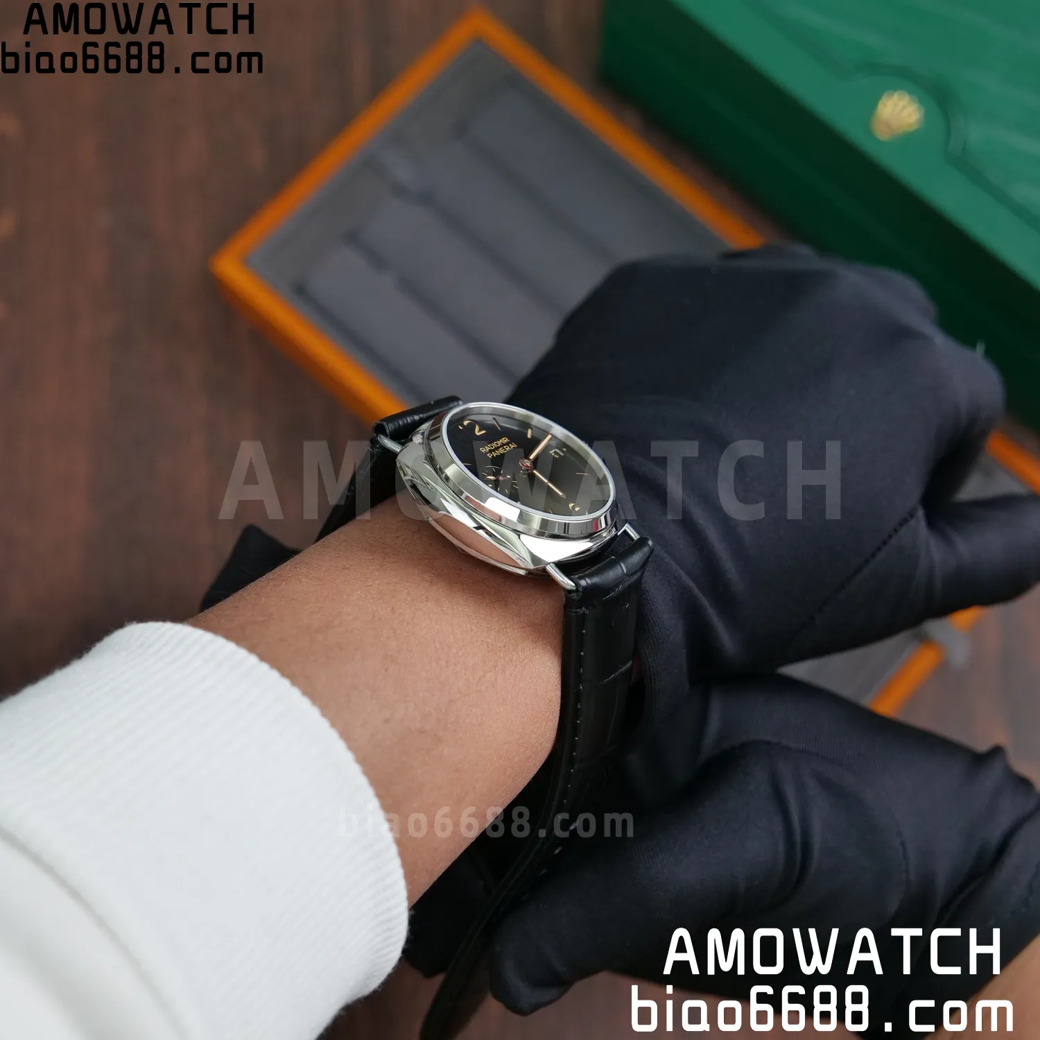 Panerai PAM01294 PAM1294 Y Radiomir TTF 1:1 Best Edition Black Dial on Black Leather Strap P900 87 f961074095428c3 AMO Watch