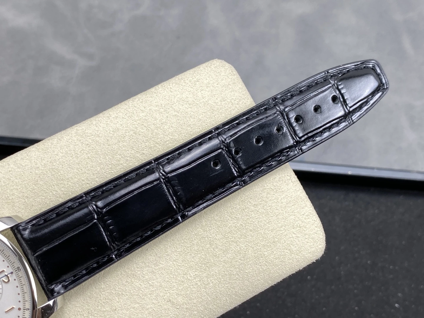 IWC Portuguese Chrono IW371604 SS APSF 1:1 Best Edition White Dial RG Markers on Black Leather Strap SA69385 Super Clone 34 fab9bc512a7aff6 AMO Watch