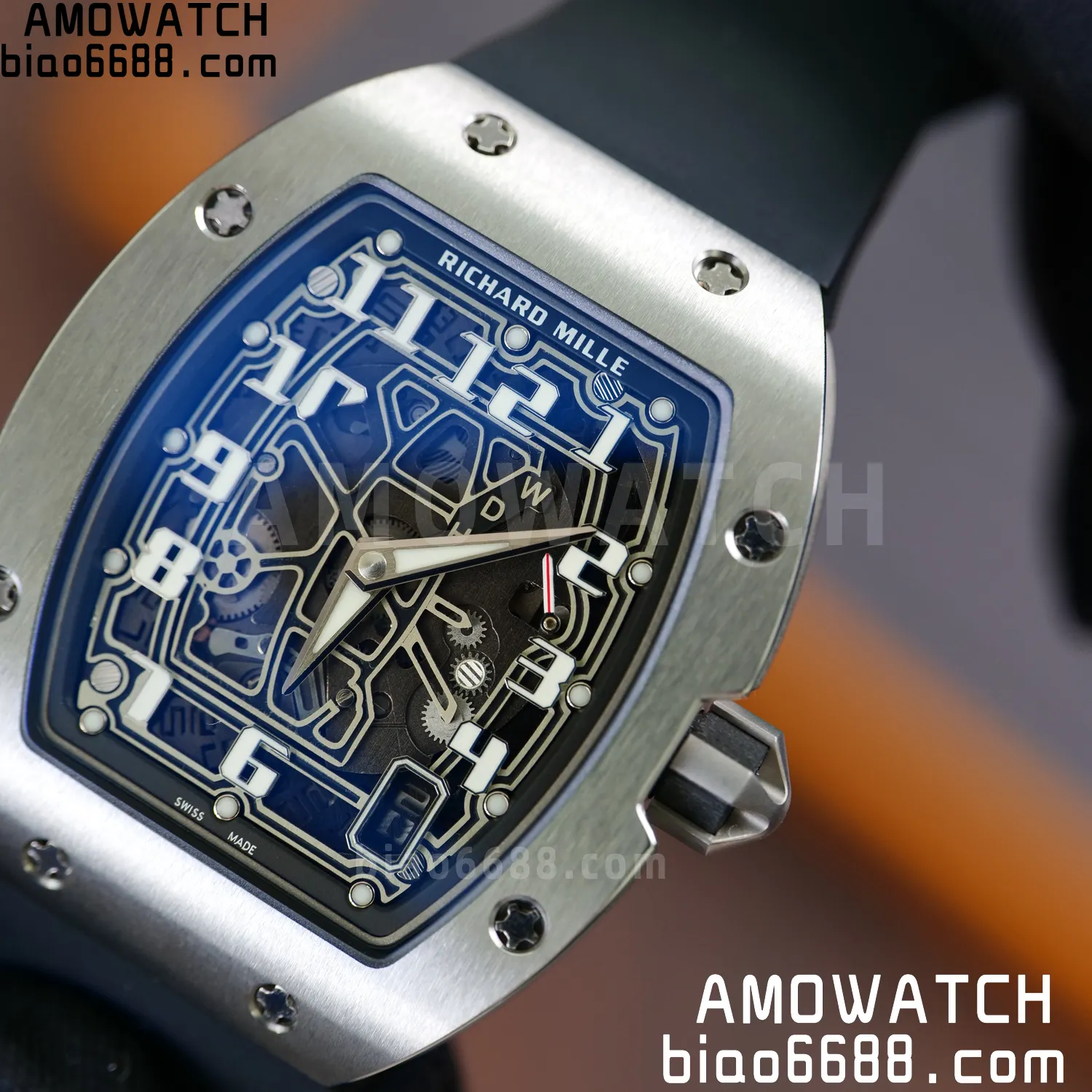 RICHARD MILLE RM67-01 V2 Best Edition Skeleton Dial on Black Rubber Strap CRMA6 V2 110 fdae4e40671b35b 阿默表行AmoWatch