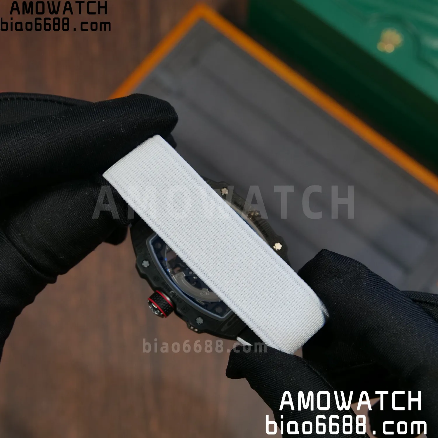 RICHARD MILLE RM67-02 Black NTPT Best Edition Italy Dial on White Nylon strap CRMA7 Clone V9 102 fdd5eb3573e717f 阿默表行AmoWatch