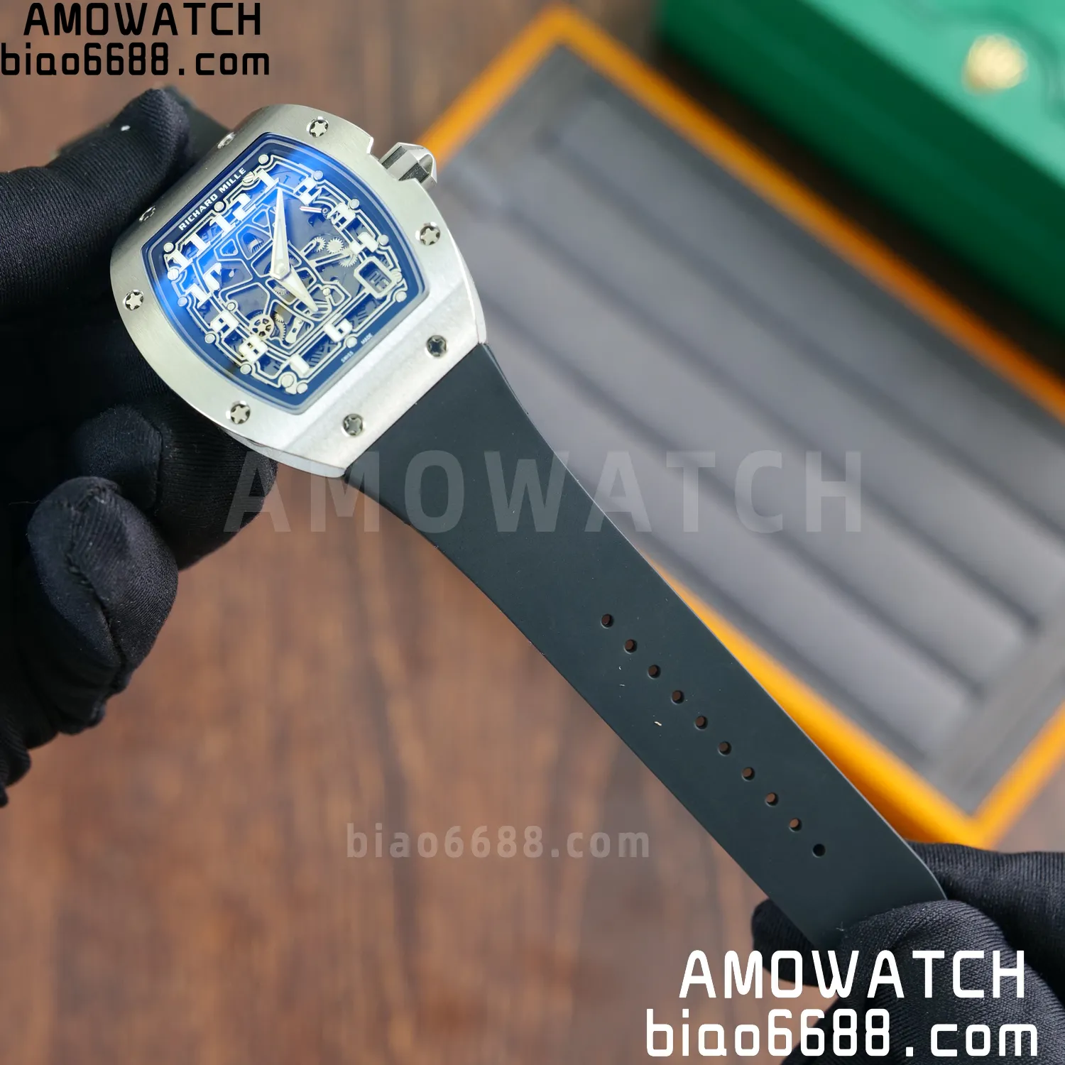 RICHARD MILLE RM67-01 V2 Best Edition Skeleton Dial on Black Rubber Strap CRMA6 V2 99 fe5c88321ad6f3c 阿默表行AmoWatch