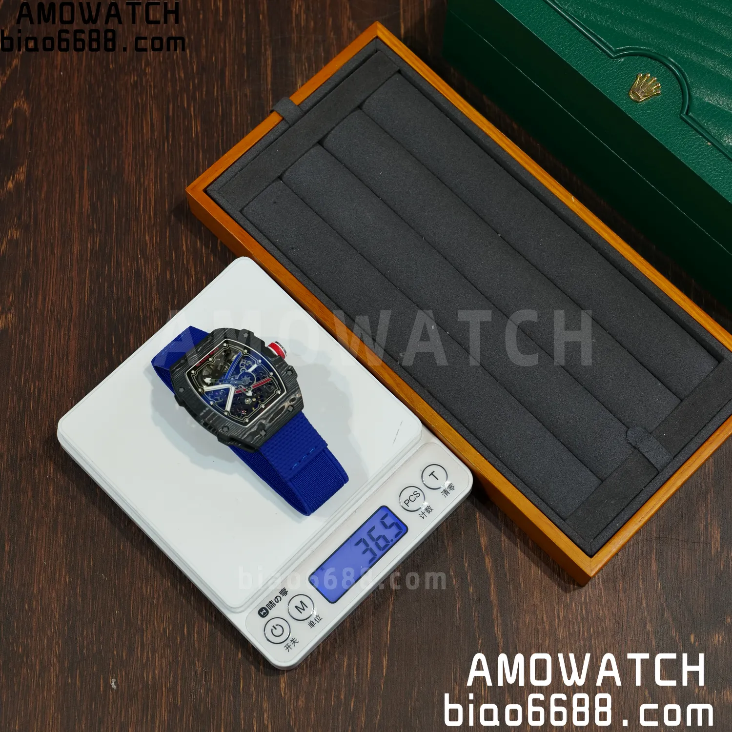 RICHARD MILLE RM67-02 Black NTPT Best Edition France Dial on Blue Nylon strap CRMA7 Clone V10 79 1b4ea703345385e AMO Watch