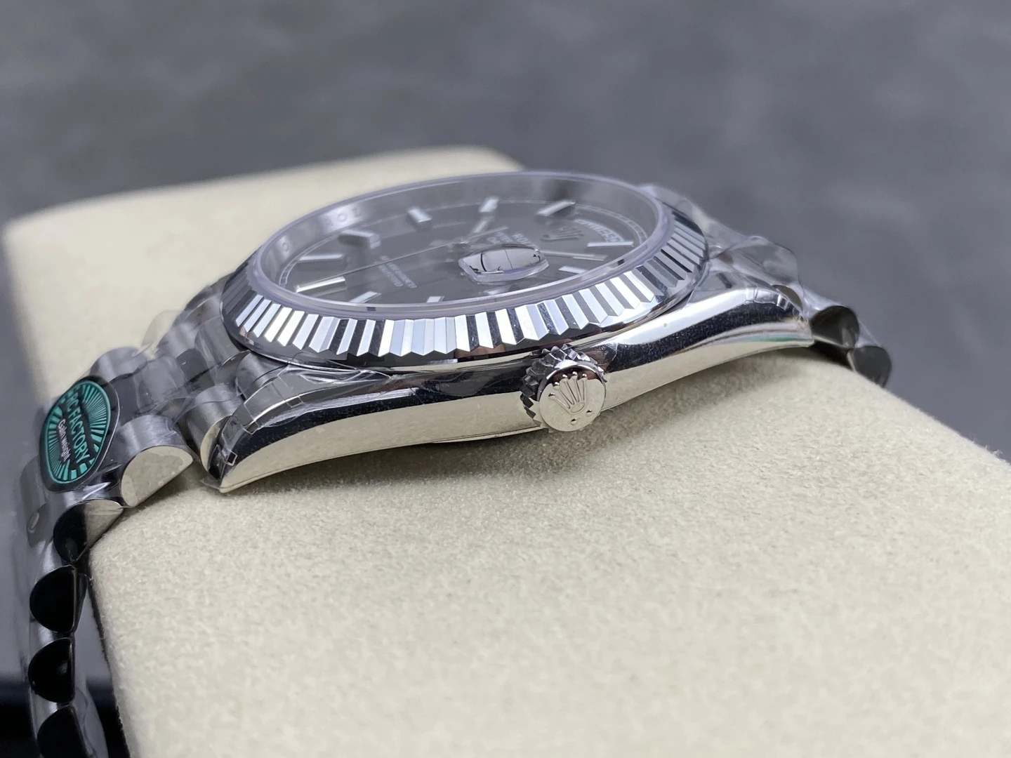 Rolex Day Date 40 SS 228236 RCF 1:1 Best Edition White Gray Dial on President Bracelet VR3255 (211g) 27 39be4da6d463b30 AMO Watch