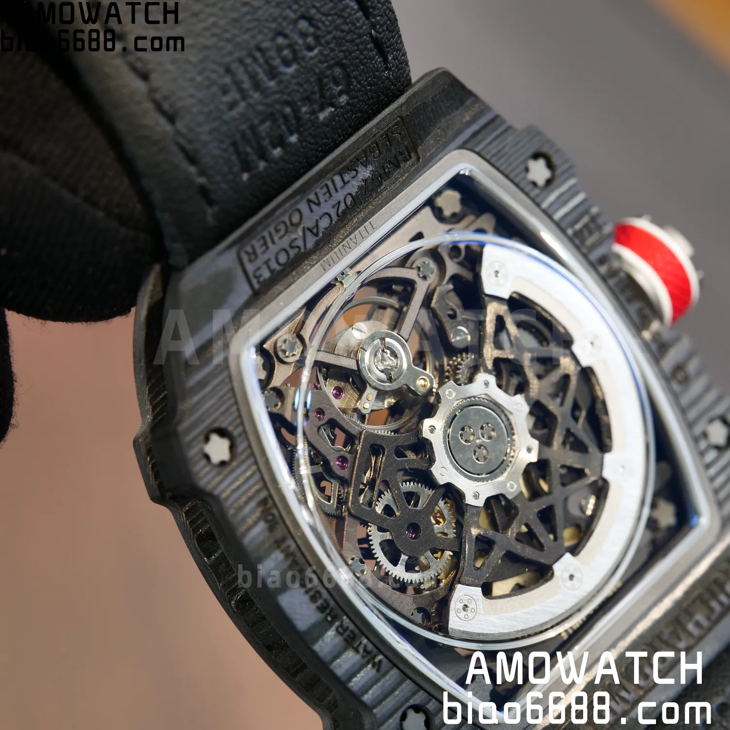 RICHARD MILLE RM67-02 Black NTPT Best Edition France Dial on Black Nylon strap CRMA7 Clone V10 100 78342694049dfef AMO Watch