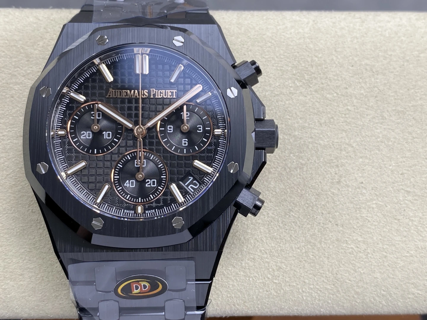 AP Royal Oak Chrono 26240 Black Ceramic DDF 1:1 Best Edition Black Dial SA4401 Super Clone 26 7f4b9e64a7e54a2 AMO Watch