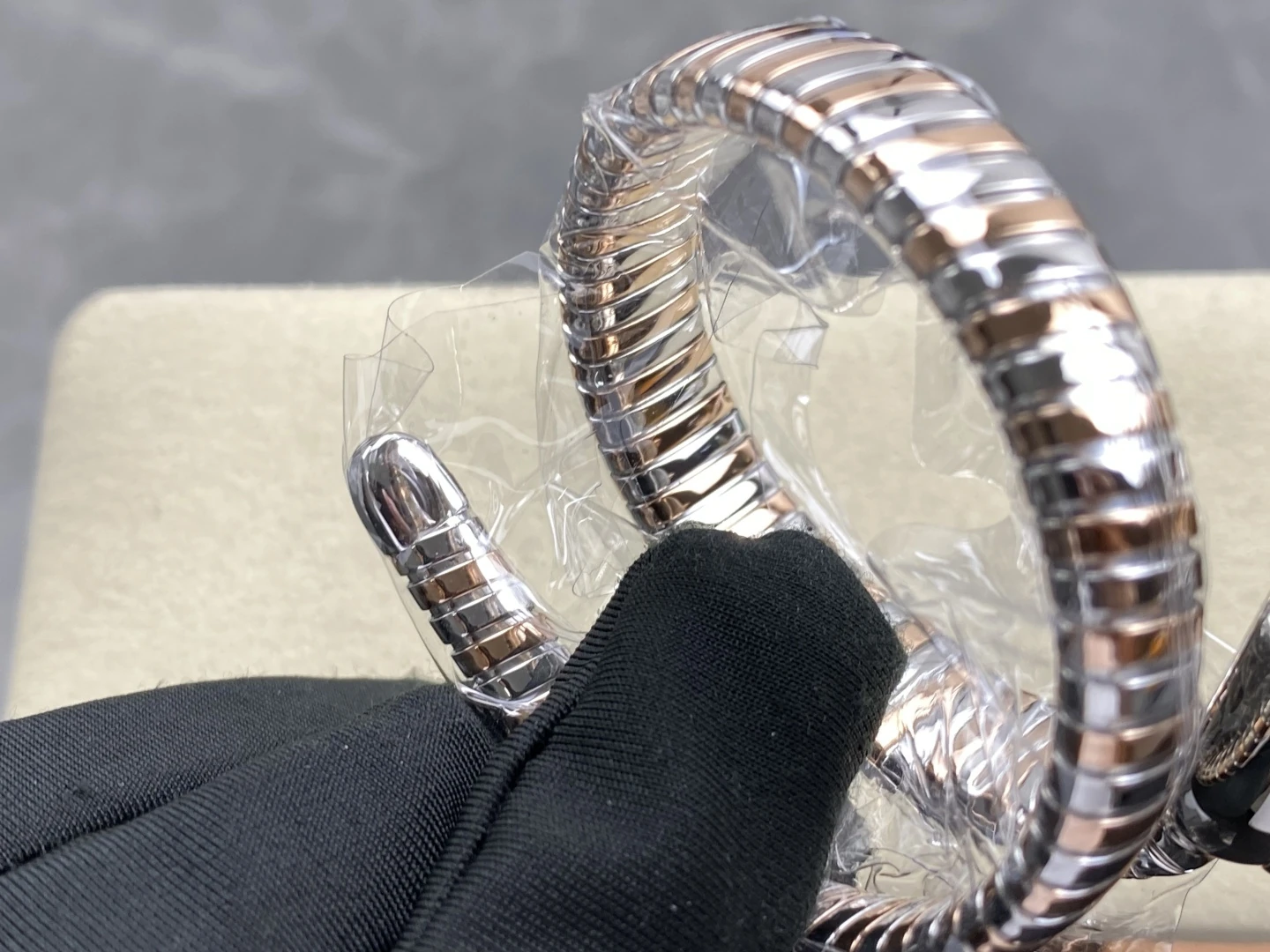 BVLGARI Serpenti 102790 SS/RG BVF 1:1 Best Edition Green Dial on SS/RG Bracelet ETA Quartz 26 81e8fec3f8ef2f2 AMO Watch