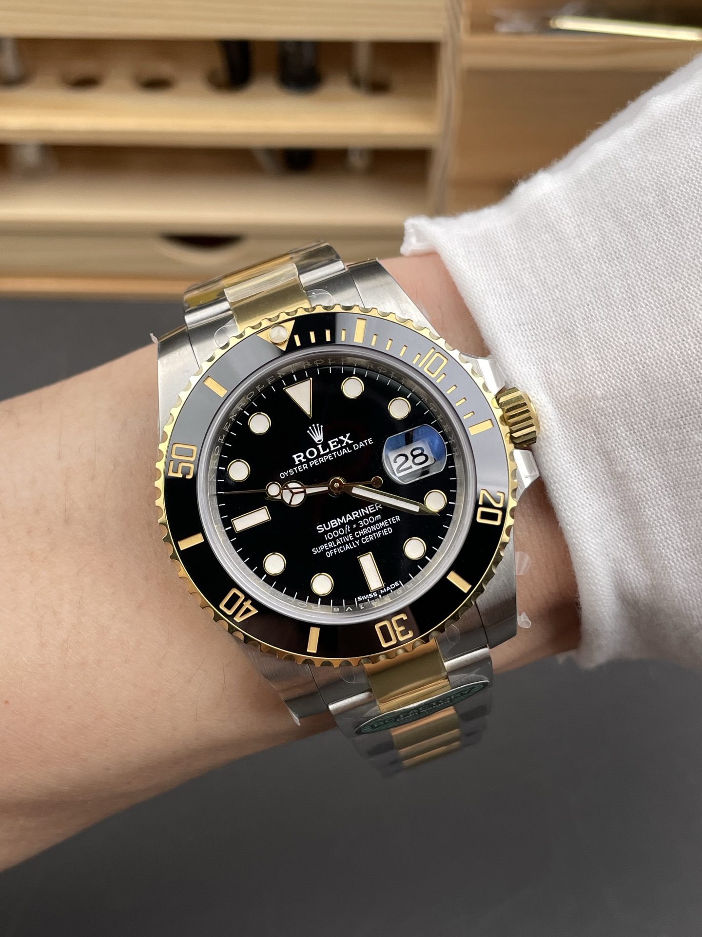 Rolex Submariner 41mm 126613 LN SS/YG Black Ceramic RCF 1:1 Best Edition 904L SS Case and Bracelet VR3235 (Weighted) 24 b0e430fc723a827 AMO Watch