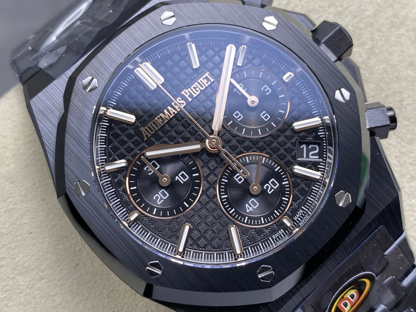 AP Royal Oak Chrono 26240 Black Ceramic DDF 1:1 Best Edition Black Dial SA4401 Super Clone 28 b45dfc2b6753058 AMO Watch