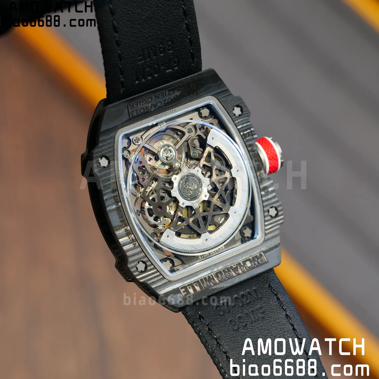 RICHARD MILLE RM67-02 Black NTPT Best Edition France Dial on Black Nylon strap CRMA7 Clone V10 99 c6808263257f2c8 AMO Watch