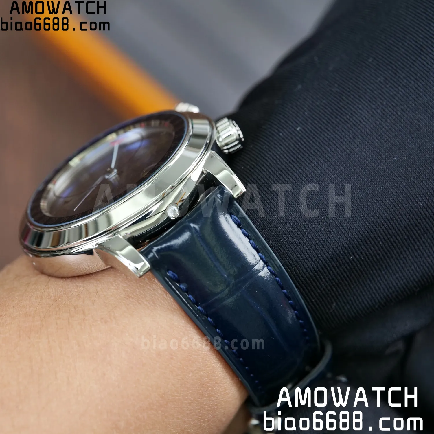 PP Grand Complications 6102 SS PPF 1:1 Best Edition Blue Dial on Blue Leather Strap SA240 Super Clone 136 d05b7603f724163 AMO Watch