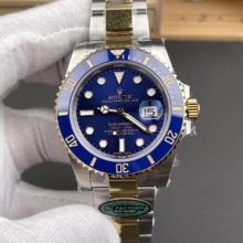 Rolex Submariner 41mm 126613 LB SS/YG Blue Ceramic RCF 1:1 Best Edition 904L SS Case and Bracelet VR3235 (Weighted)