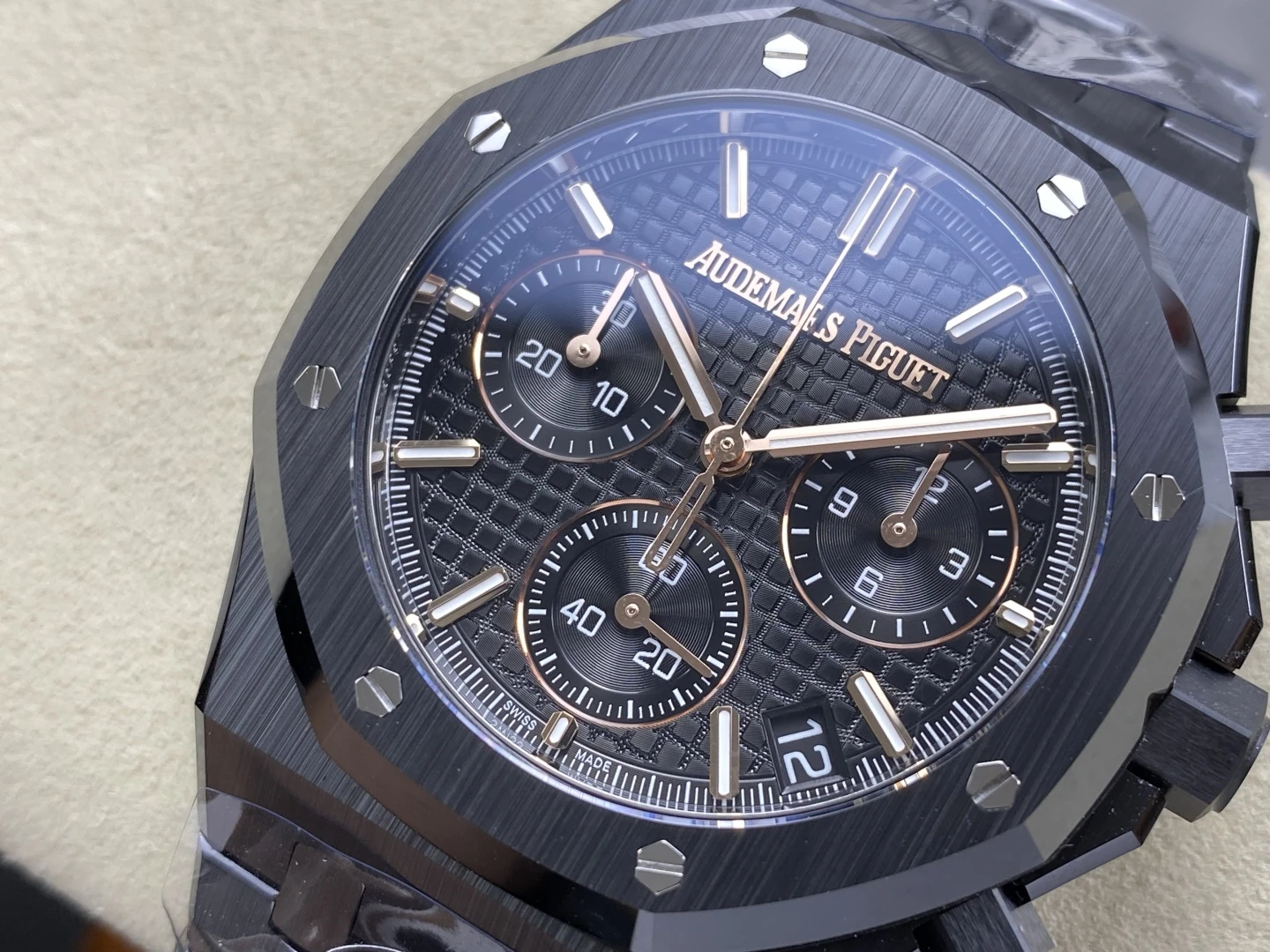AP Royal Oak Chrono 26240 Black Ceramic DDF 1:1 Best Edition Black Dial SA4401 Super Clone 30 e73ef0878a6ad93 AMO Watch
