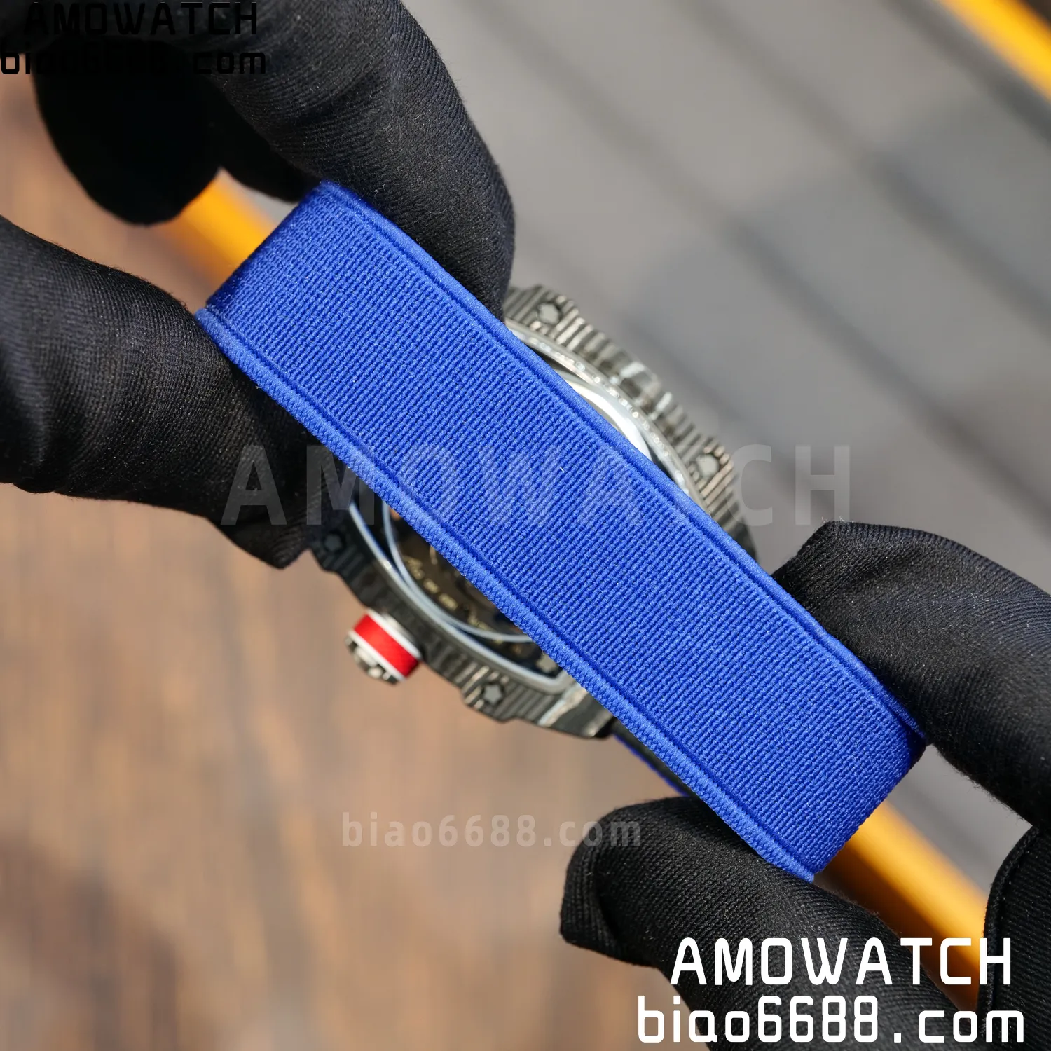 RICHARD MILLE RM67-02 Black NTPT Best Edition France Dial on Blue Nylon strap CRMA7 Clone V10 104 f15b9886e527b05 AMO Watch