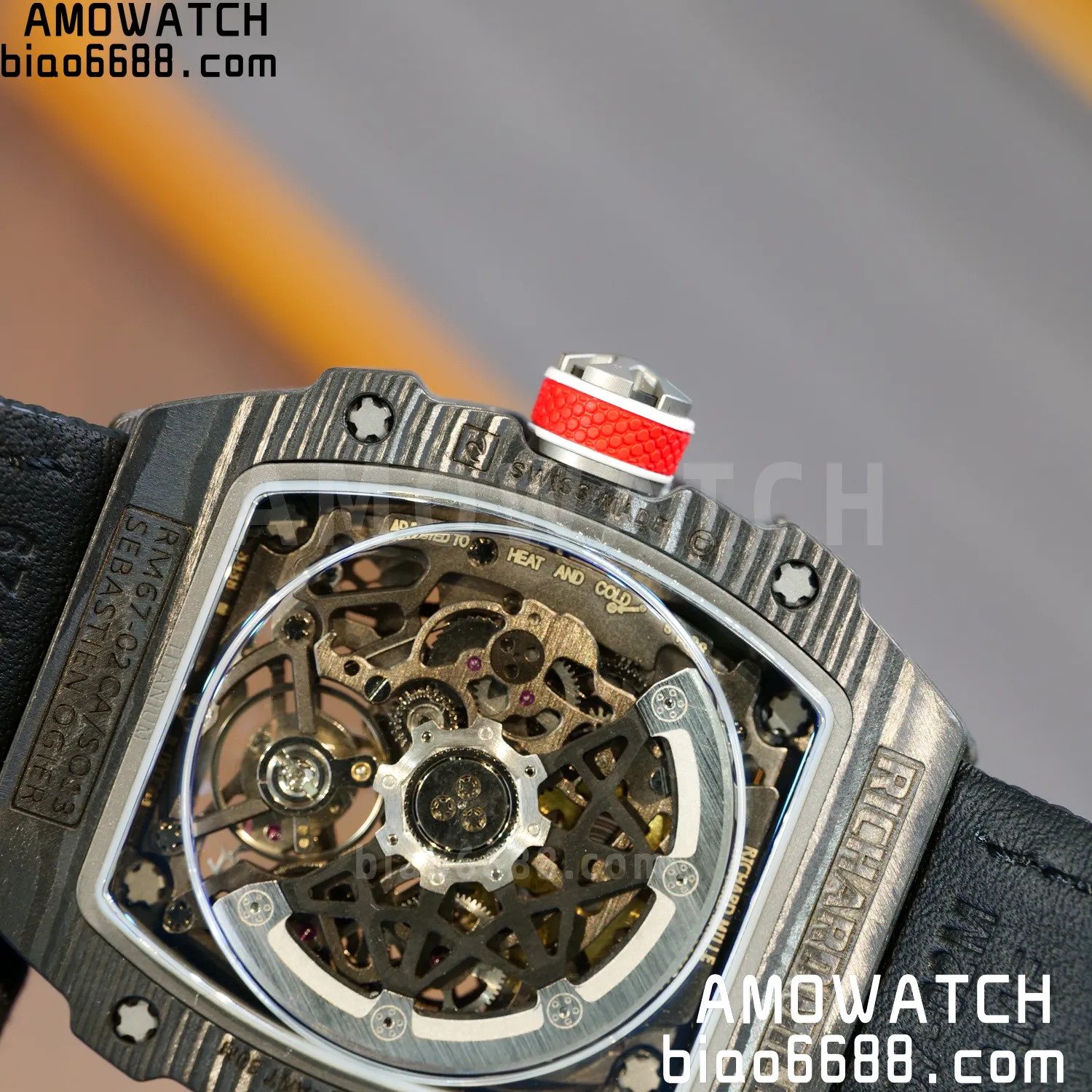 RICHARD MILLE RM67-02 Black NTPT Best Edition France Dial on Black Nylon strap CRMA7 Clone V10 102 f5c3effd7f7660b AMO Watch