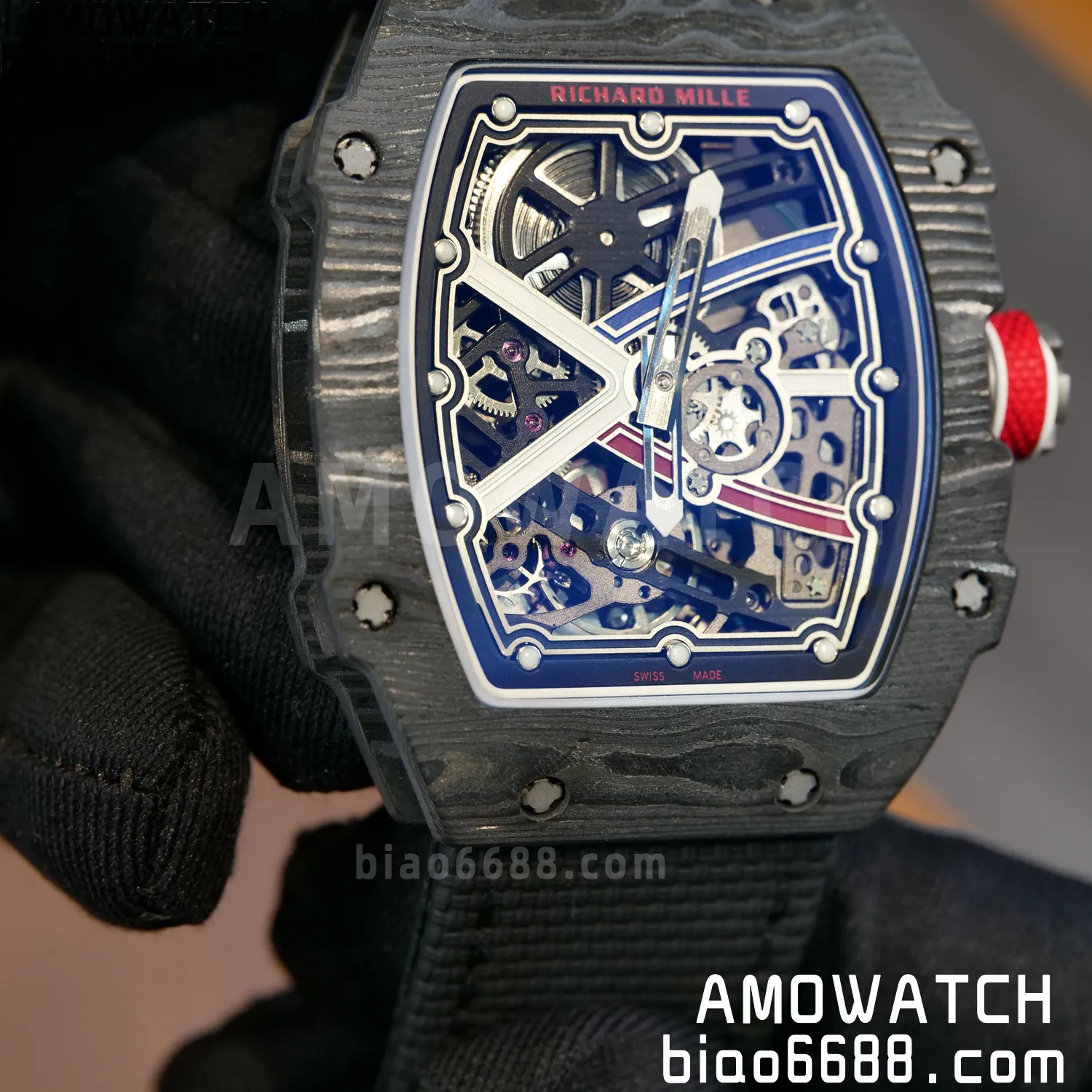 RICHARD MILLE RM67-02 Black NTPT Best Edition France Dial on Black Nylon strap CRMA7 Clone V10 94 ff6b40728136db6 AMO Watch