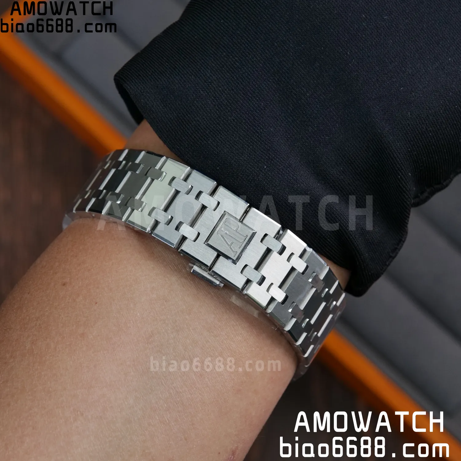 AP Royal Oak 41mm 15510ST SS APS Factory 1:1 Best Edition Blue Dial on SS Bracelet SA4302 Super Clone 92 070f9125262b92a AMO Watch