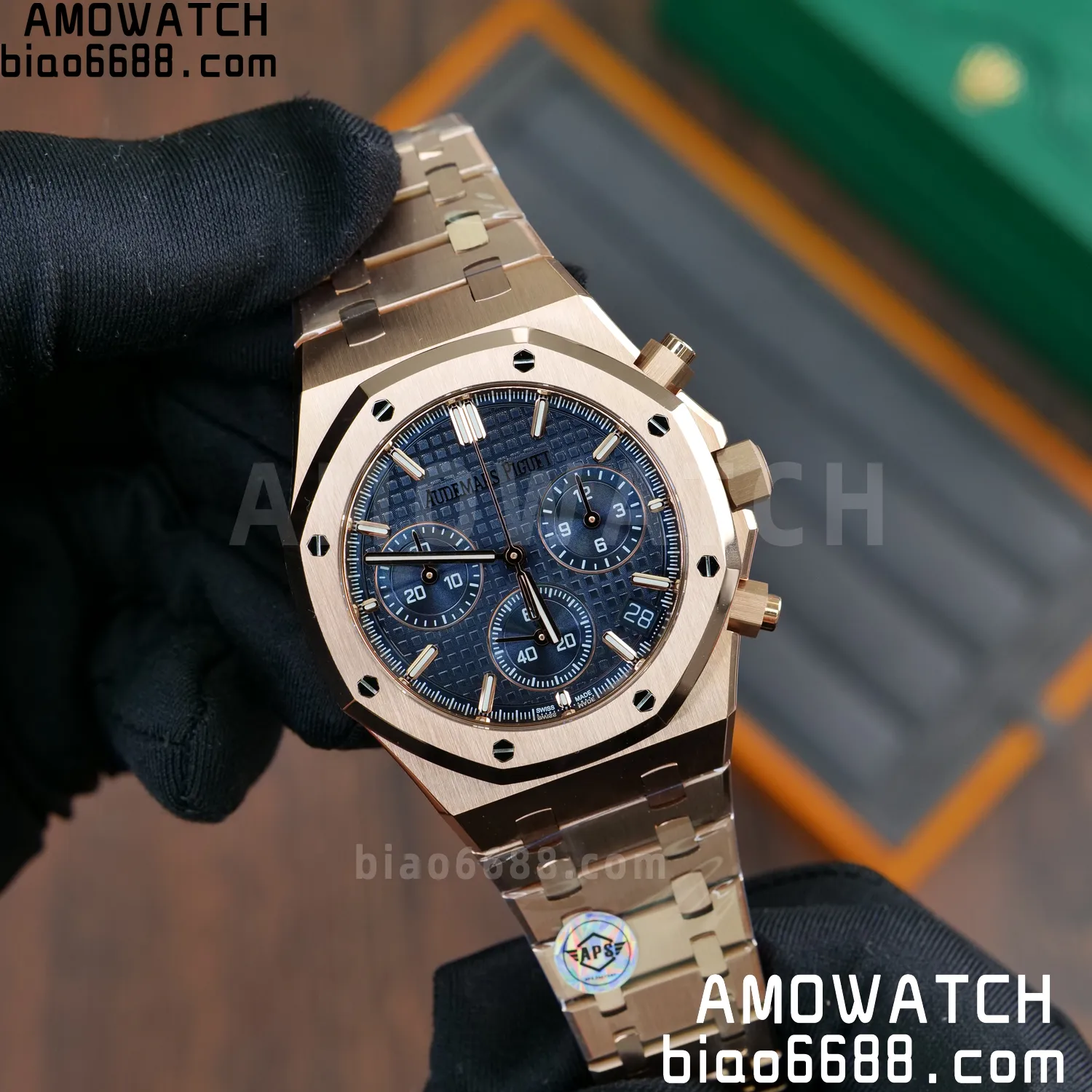 AP Royal Oak Chrono 26240OR RG APS Factory 1:1 Best Edition White Dial SA4401 Super Clone V2 (Free Sprung) 70 0dec8c2a289b211 AMO Watch