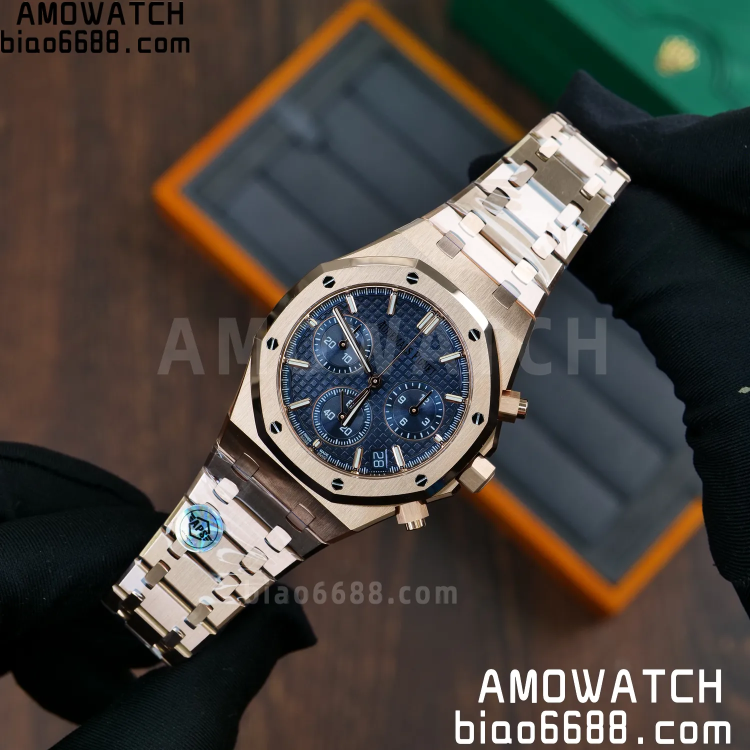 AP Royal Oak Chrono 26240OR RG APS Factory 1:1 Best Edition White Dial SA4401 Super Clone V2 (Free Sprung) 71 1748ae7d5d8b91c AMO Watch