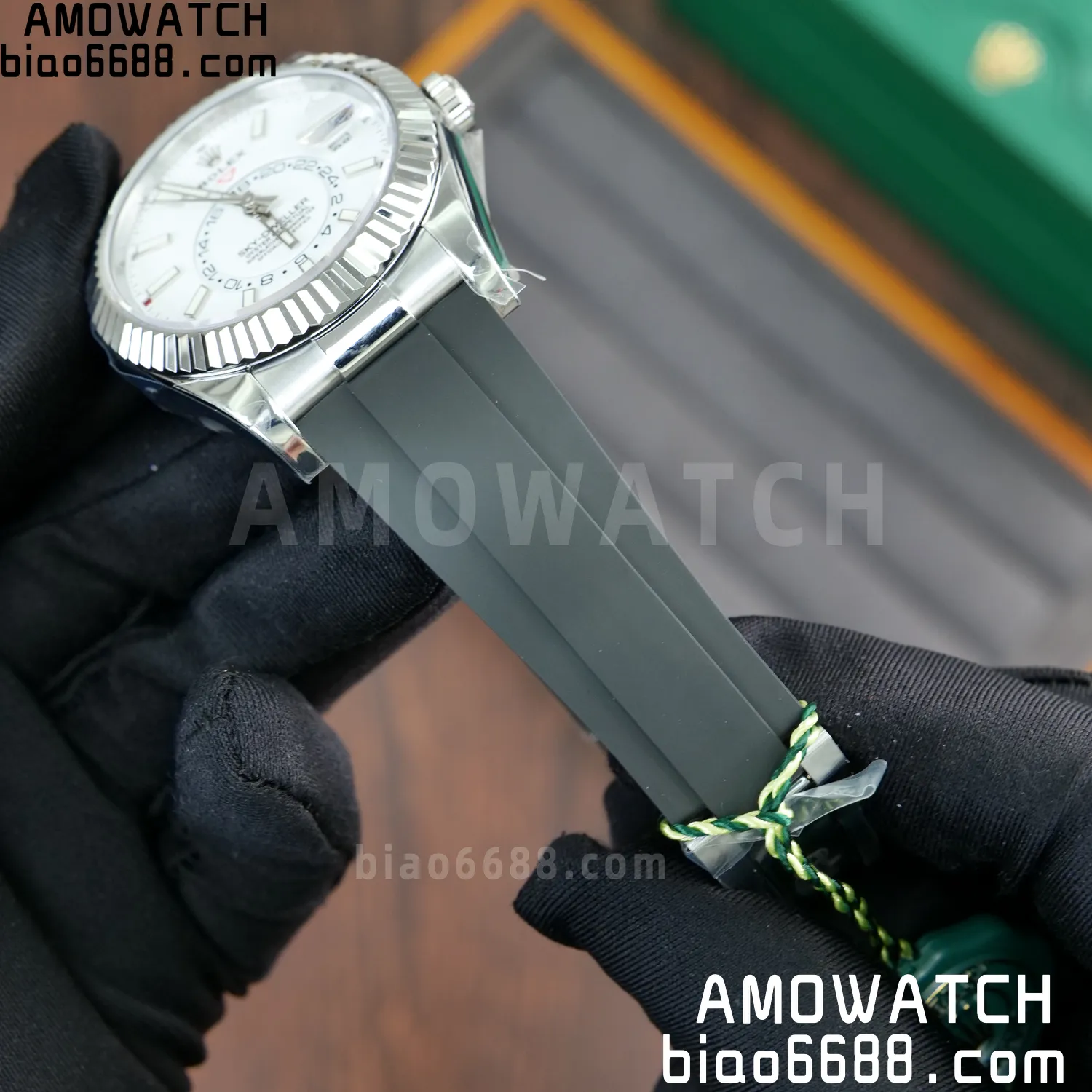 Rolex Sky-Dweller 336239 SS ZF 1:1 Best Edition White Dial on Oysterflex Strap A23J (Gain Weight) 52 3b51134ce9e53a5 AMO Watch