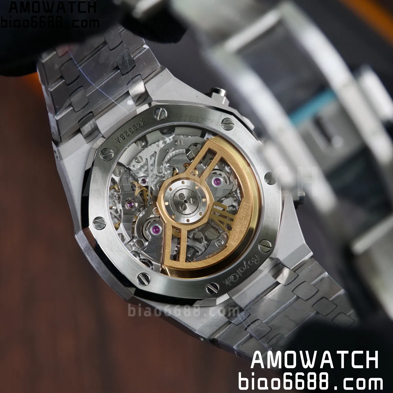 AP Royal Oak Chrono 26240 SS APSF 1:1 Best Edition Black Dial on SS Bracelet SA4401 Super Clone V2 (Free Sprung) 91 7137c294e6f8623 AMO Watch