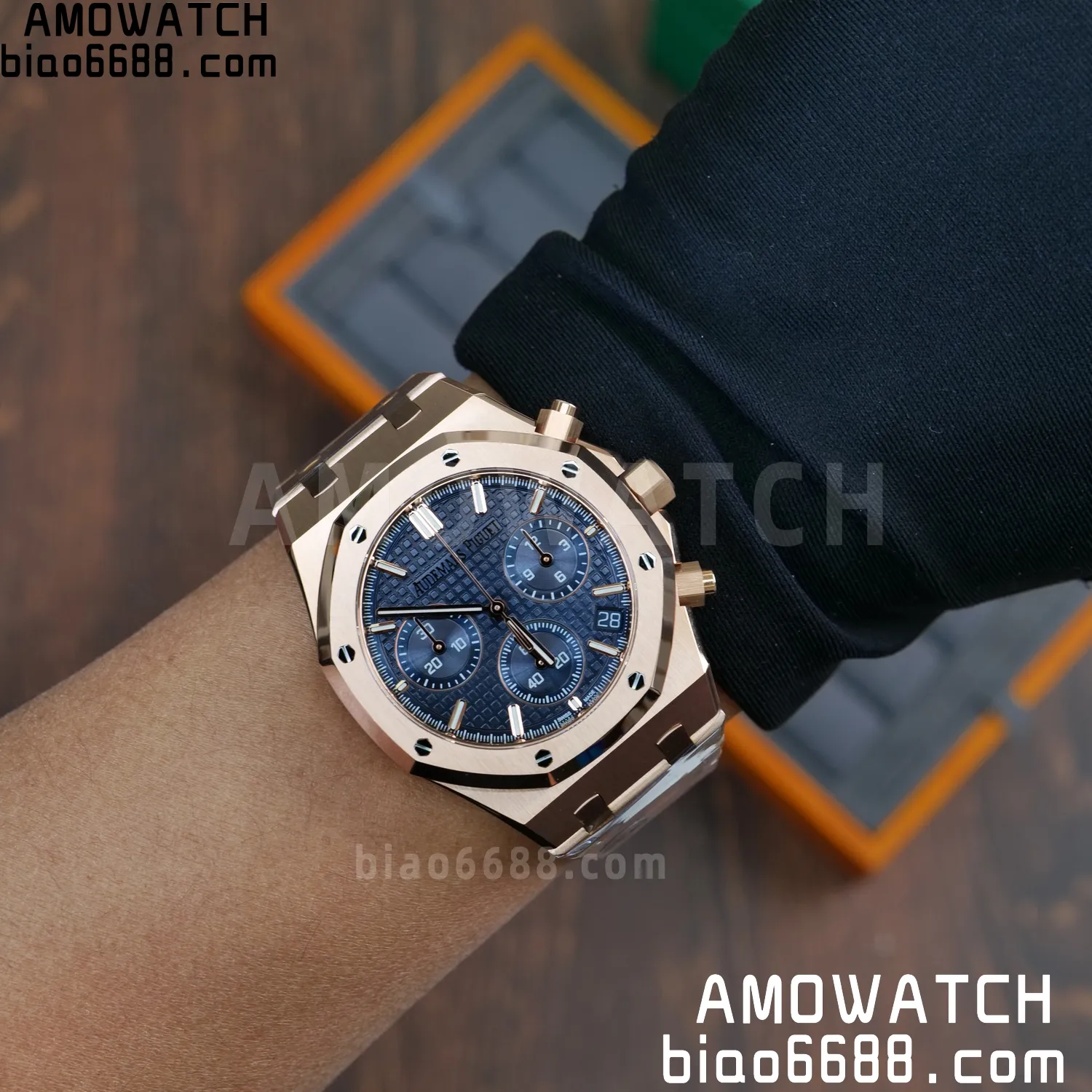 AP Royal Oak Chrono 26240OR RG APS Factory 1:1 Best Edition White Dial SA4401 Super Clone V2 (Free Sprung) 99 8d42db7edb6e83a AMO Watch