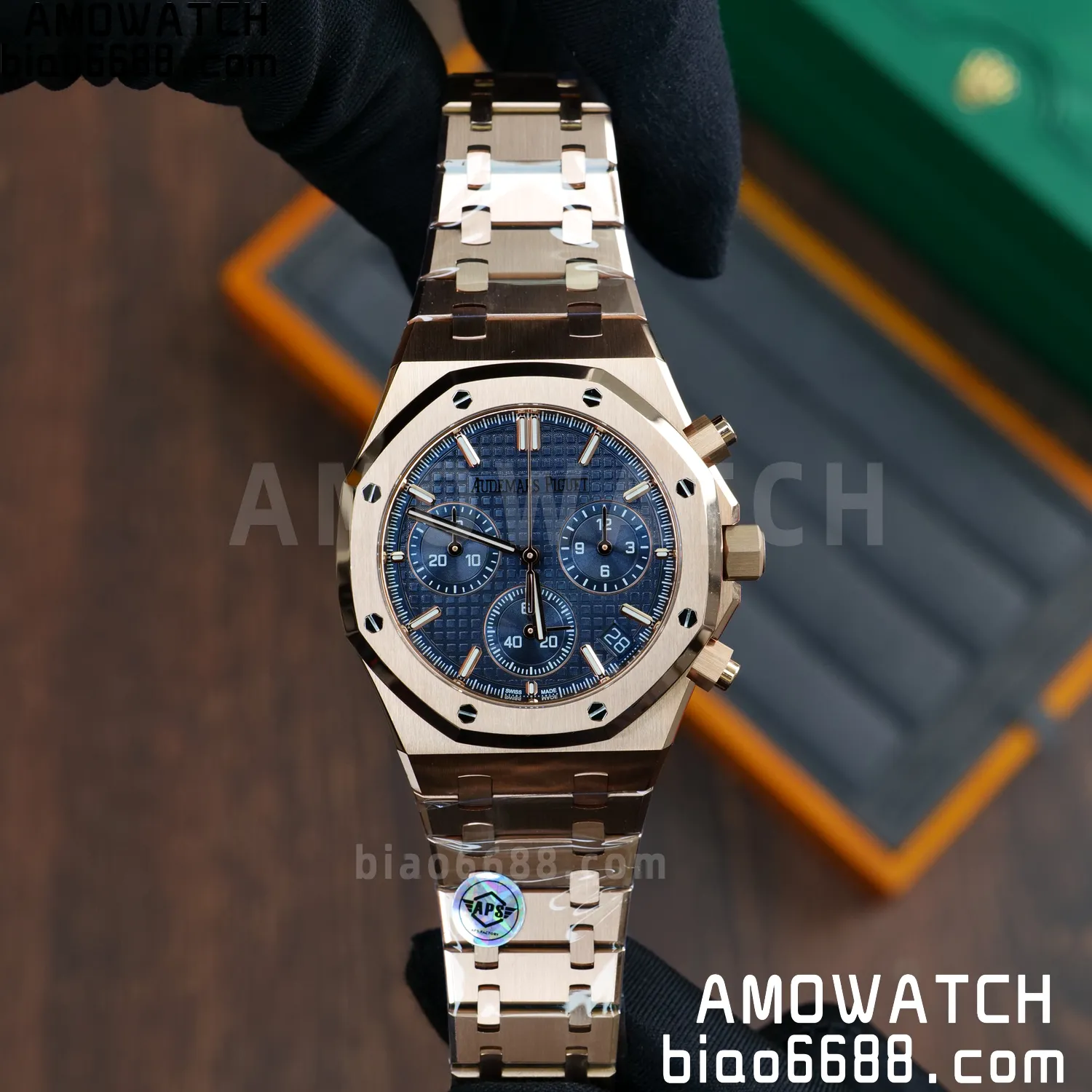 AP Royal Oak Chrono 26240OR RG APS Factory 1:1 Best Edition White Dial SA4401 Super Clone V2 (Free Sprung) 74 900b0fb181bf337 AMO Watch